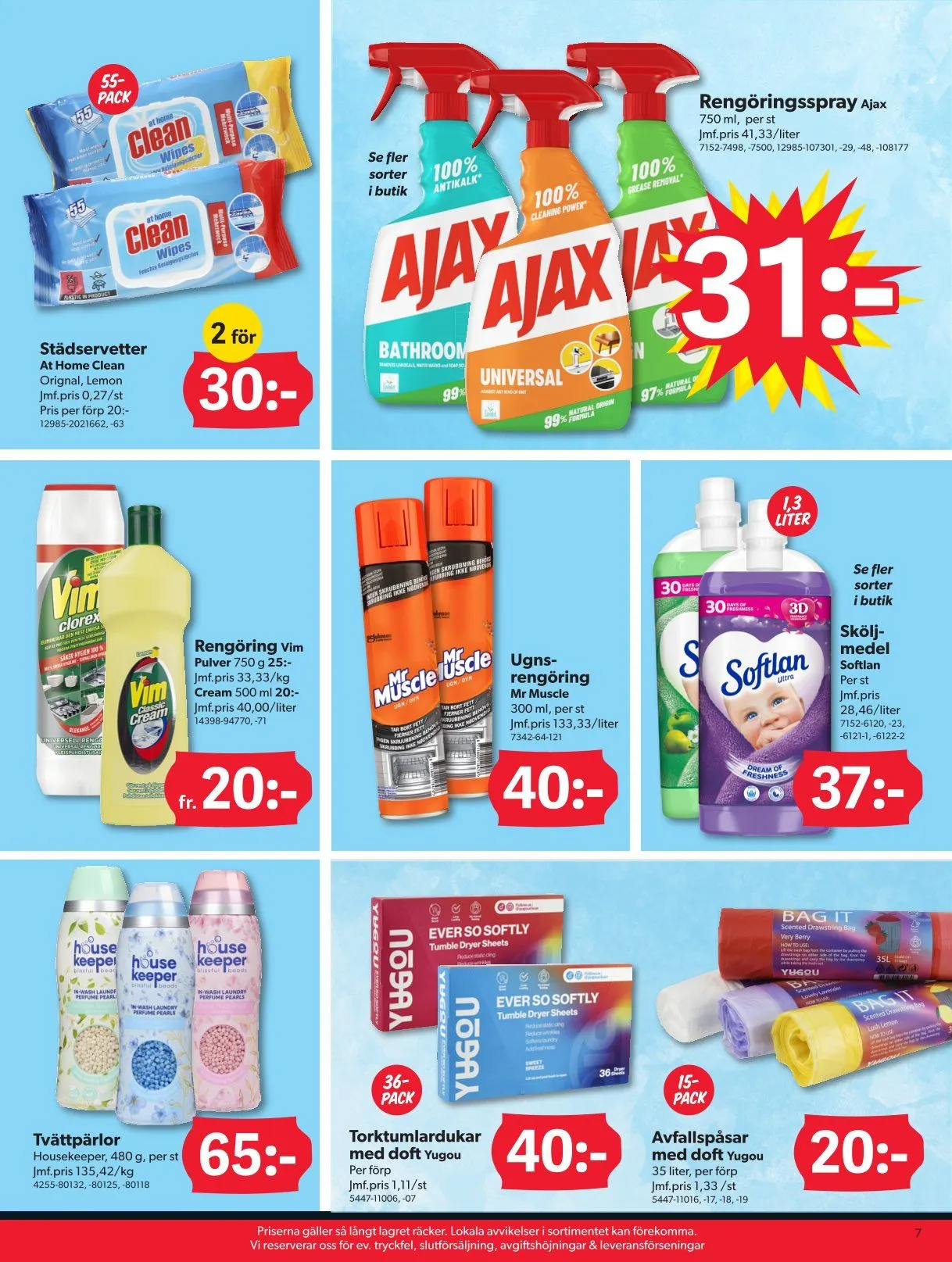 DollarStore erbjudanden  från 11 augusti till 24 augusti 2025 - Reklamblad sidor 7