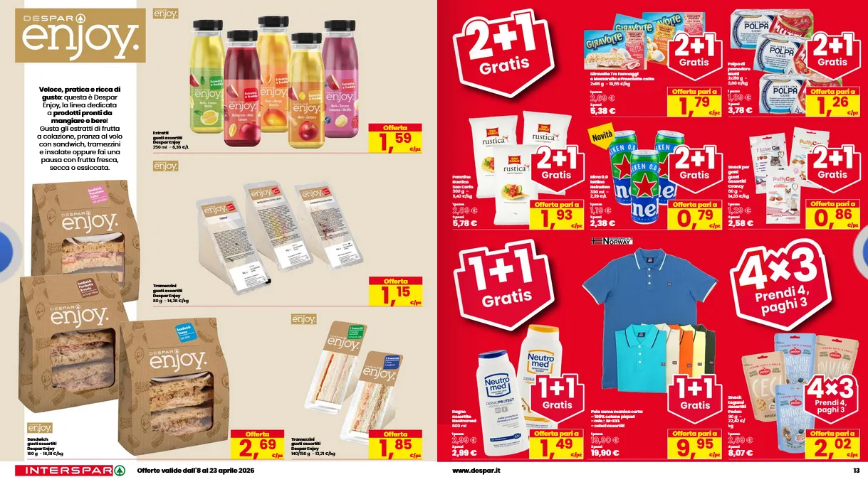 Volantini Interspar da 8 aprile a 23 aprile di 2026 - Pagina del volantino 7