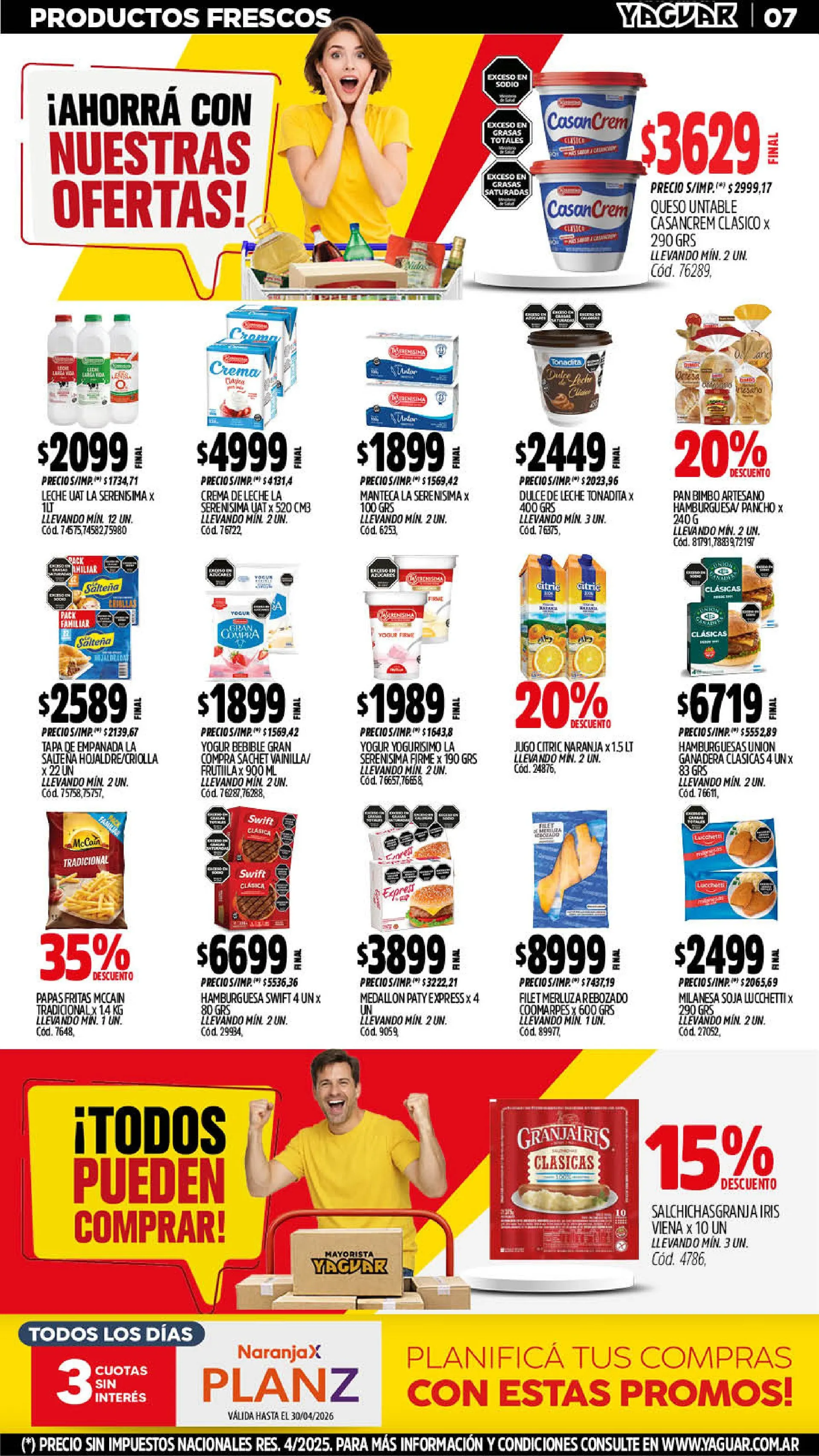 Ofertas de Yaguar Ofertas 11 de mayo al 17 de mayo 2026 - Página 7 del catálogo