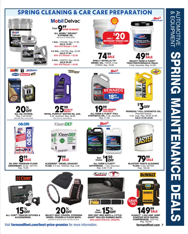 Weekly promotion Blain's Farm & Fleet Sales spanning from April 2 to April 12 2026 - Page 7 for Catalogue 365