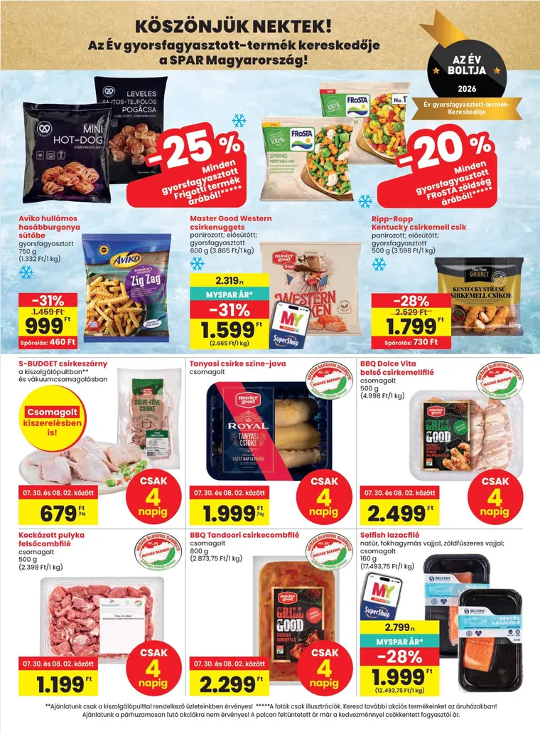 Katalógus SPAR július 30.-tól augusztus 8.-ig 2026. - Oldal 7