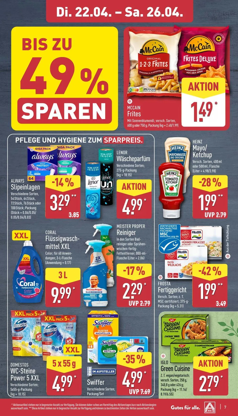 ALDI Aktuell Angebote von 22. April bis 26. April 2025 - Prospekt seite 7