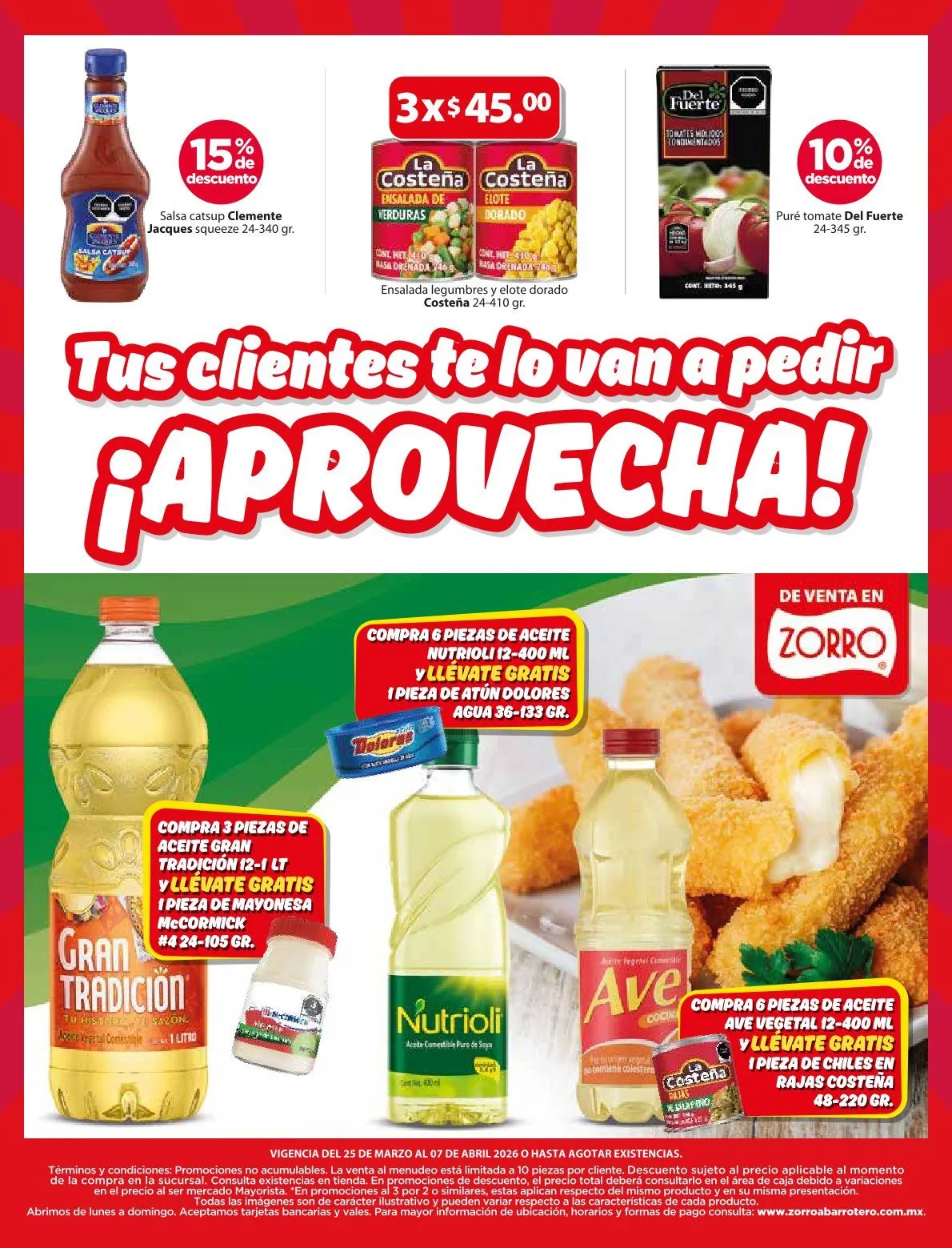 Catálogo de Zorro Ofertas 25 de marzo al 7 de abril 2026 - Pagina 7