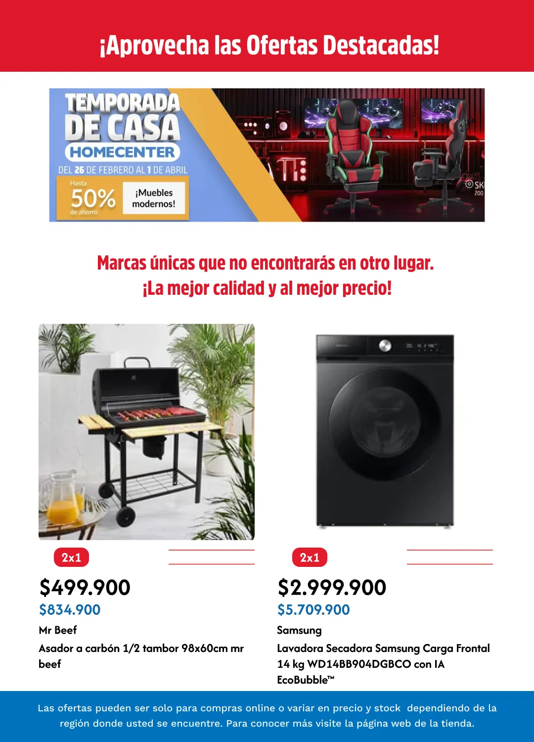 Catalogo de  Homecenter Ofertas 2 de marzo al 20 de marzo 2026 - Pag 7