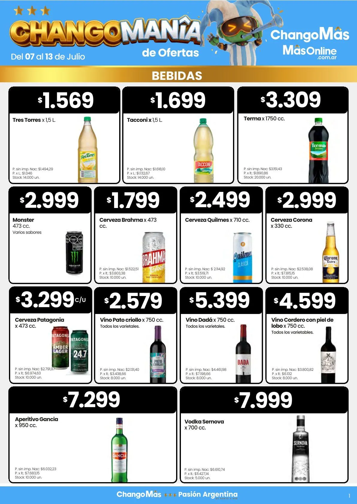 Ofertas de Changomas Ofertas 7 de julio al 13 de julio 2026 - Página 7 del catálogo