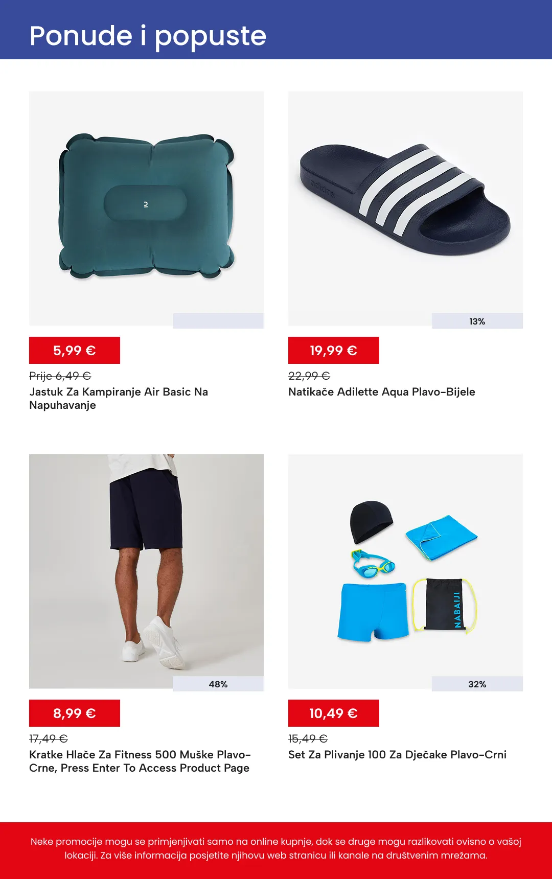 Katalog Decathlon od 3. lipnja do 17. lipnja 2026. - Pregled Stranica 7