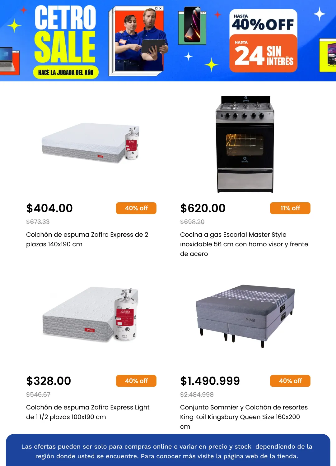 Ofertas de Cetrogar Ofertas 22 de junio al 11 de julio 2026 - Página 7 del catálogo