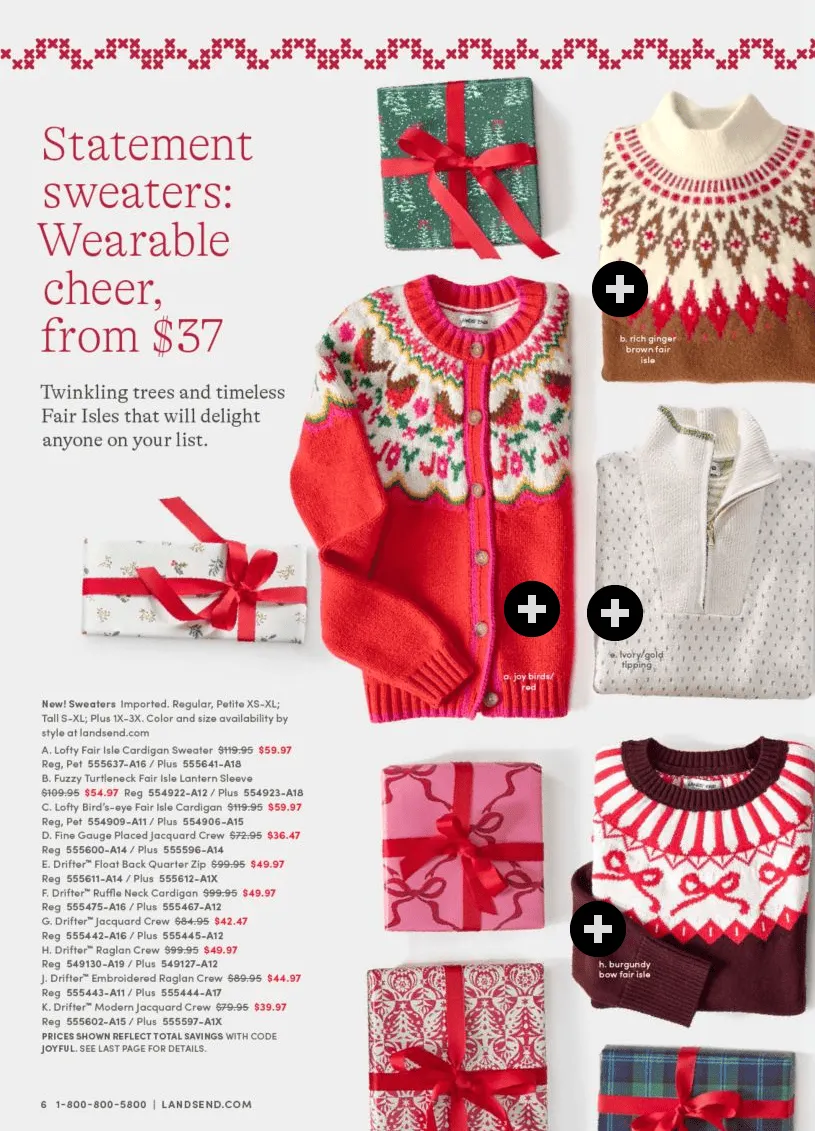Weekly ad Land's End Sales from December 1 to December 16 2025 - Page 6