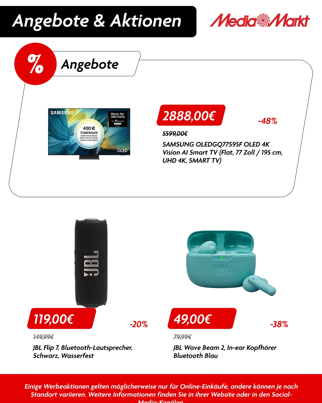 MediaMarkt Sales von 8. April bis 28. April 2026 - Prospekt seite 7