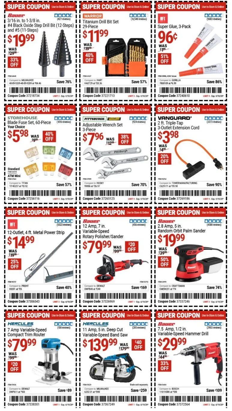 Weekly ad Harbor Freight weekly ads from April 13 to April 19 2026 - Page 7