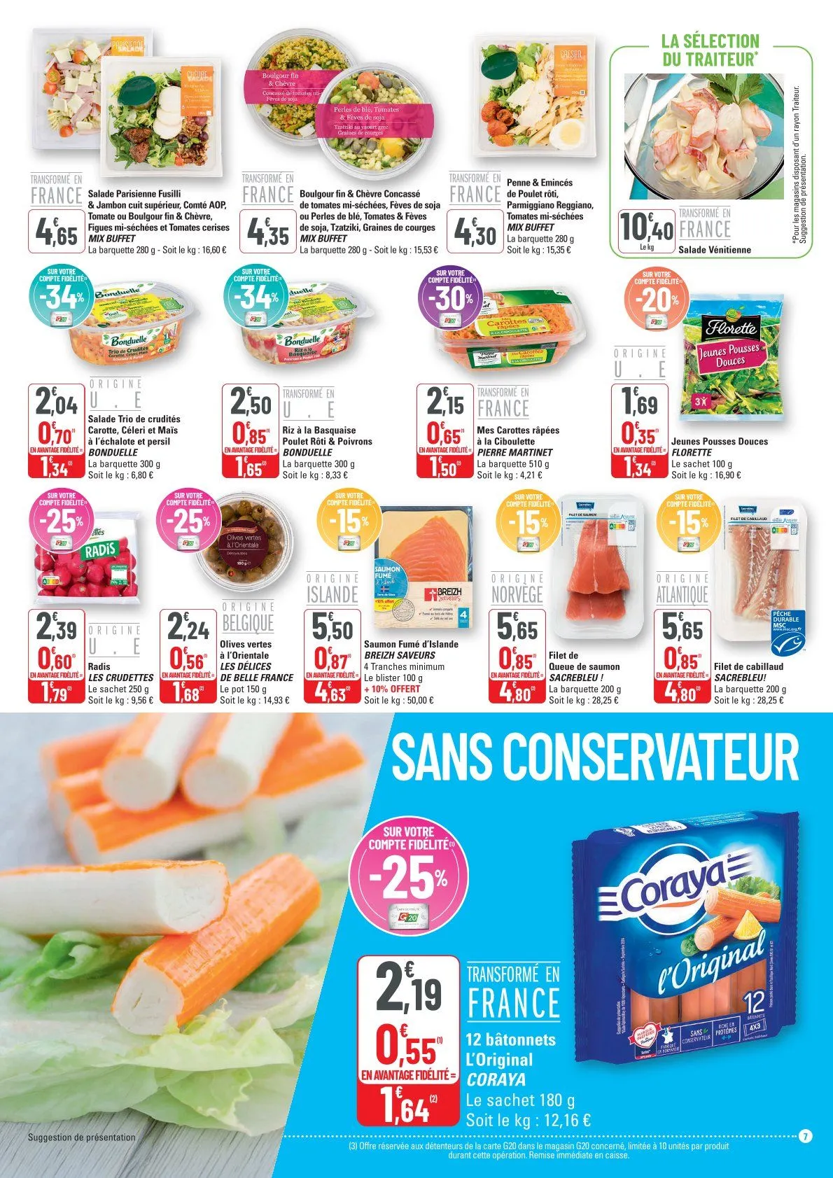 G20 Supermarchés Catalogue du 17 juin au 28 juin 2026 - Catalogue page 7