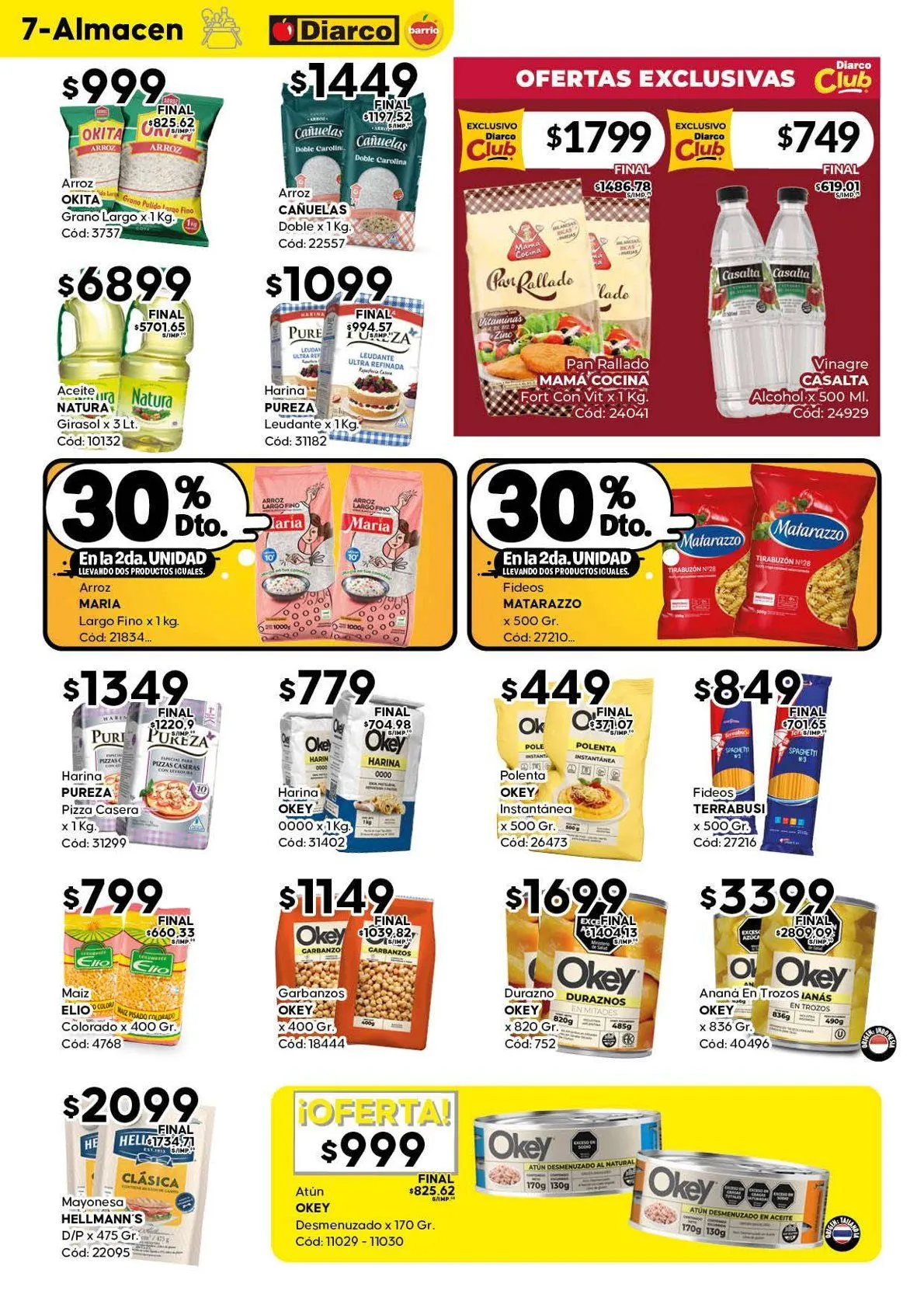 Ofertas de Ofertas Diarco 30 de junio al 6 de julio 2025 - Página 7 del catálogo