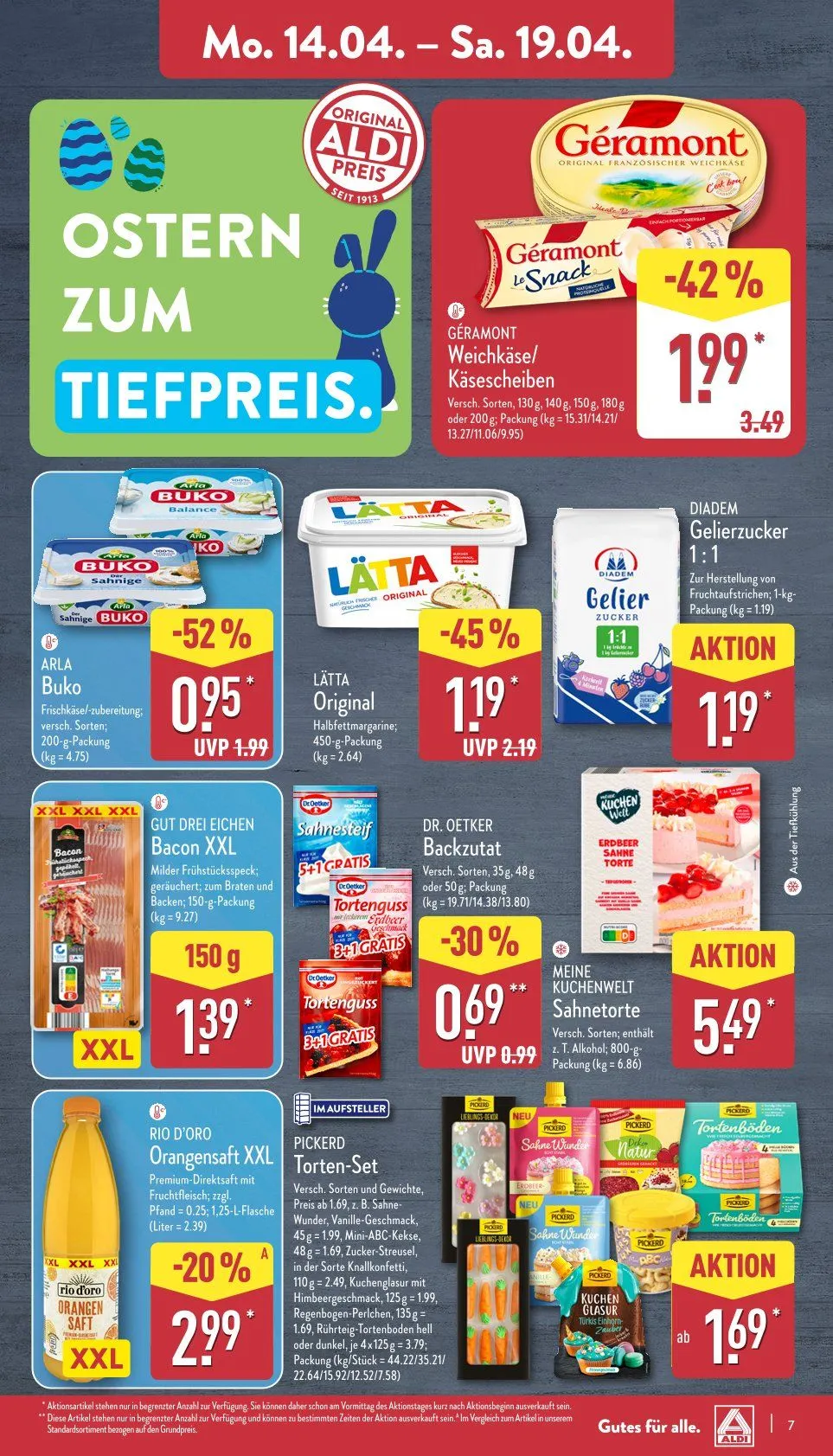 ALDI Aktuell Angebote von 14. April bis 19. April 2025 - Prospekt seite 7