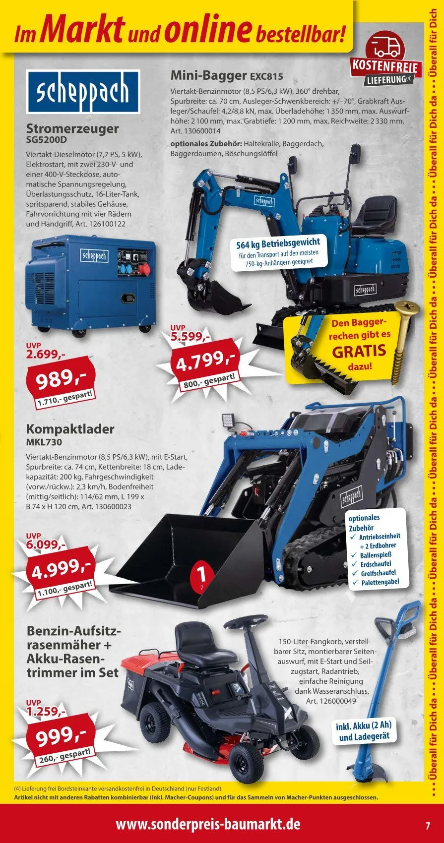 Sonderpreis-Baumarkt Prospekte von 21. März bis 27. März 2026 - Prospekt seite 7