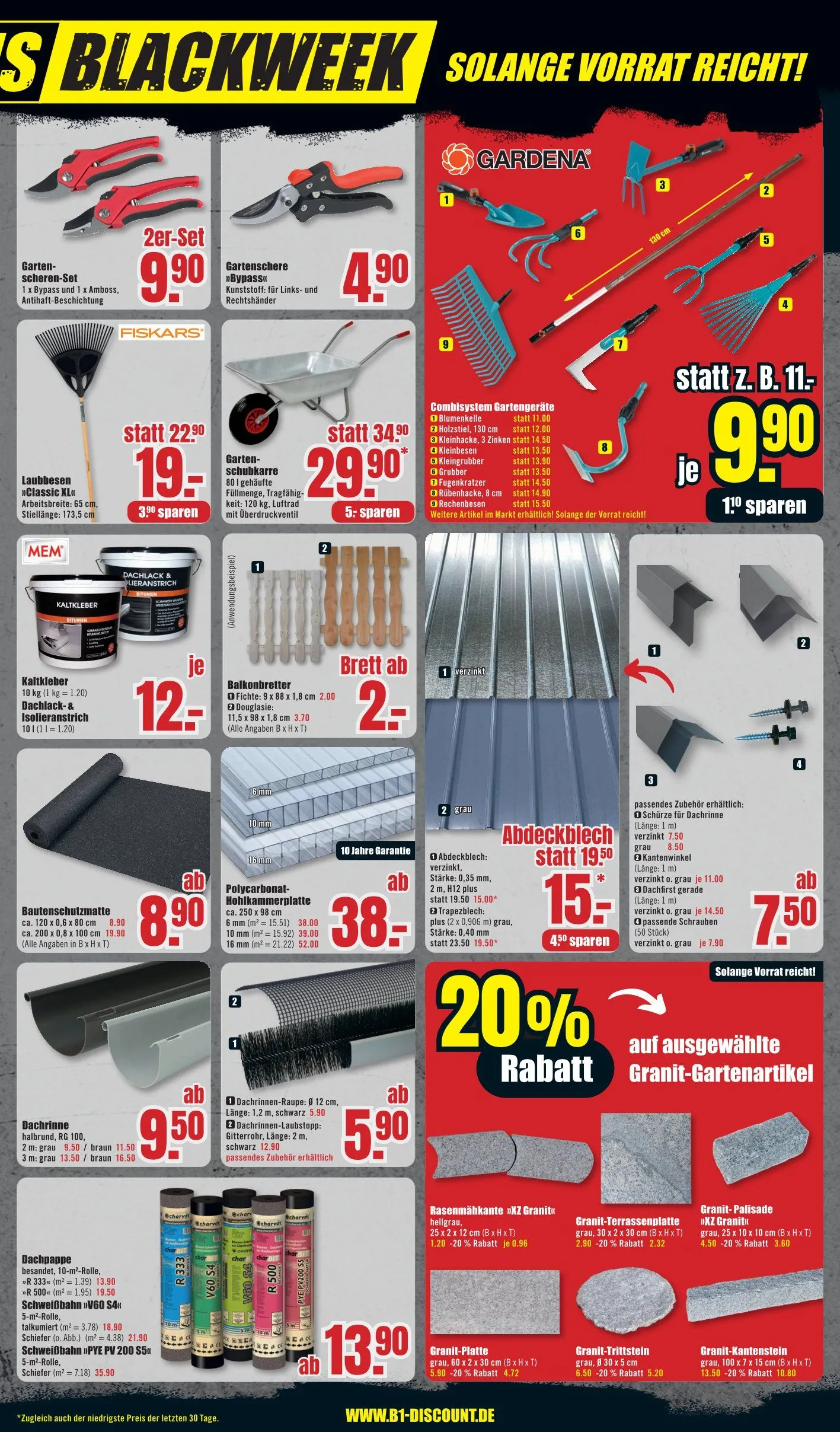  Prospekt B1 Discount Baumarkt  von 27. September bis 2. Oktober 2025 - Prospekt seite 7