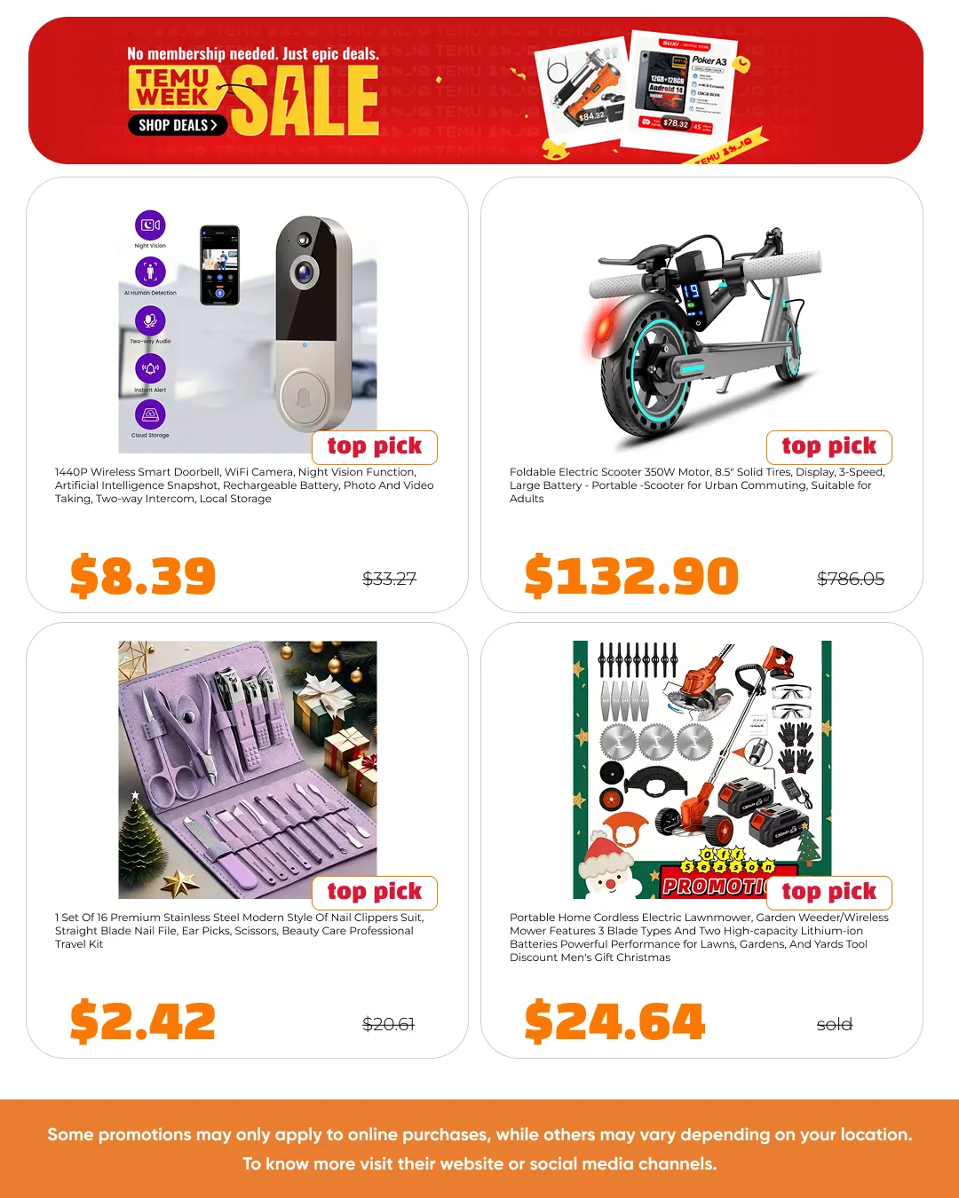Weekly ad Temu Sales from May 8 to May 26 2026 - Page 6
