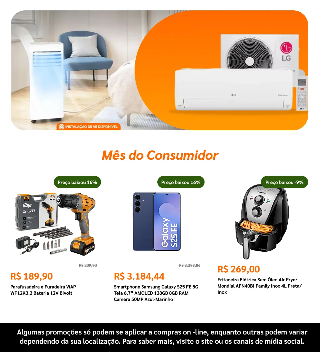 Encarte de  Ponto Frio 16 de abril até 6 de maio 2026 - Pagina 7