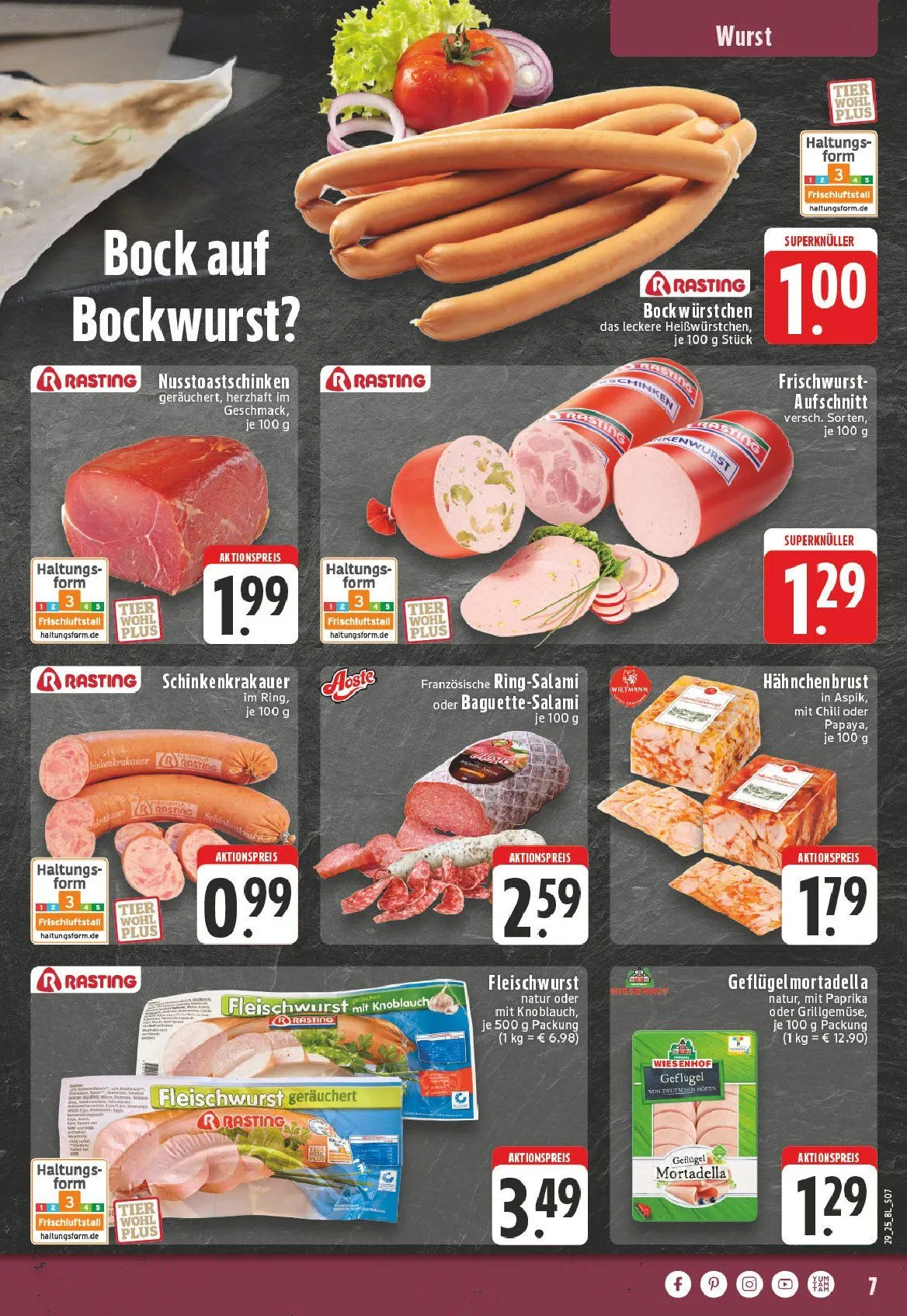 Edeka Prospekte - Aktuelle Angebote von 14. Juli bis 18. Juli 2025 - Prospekt seite 7