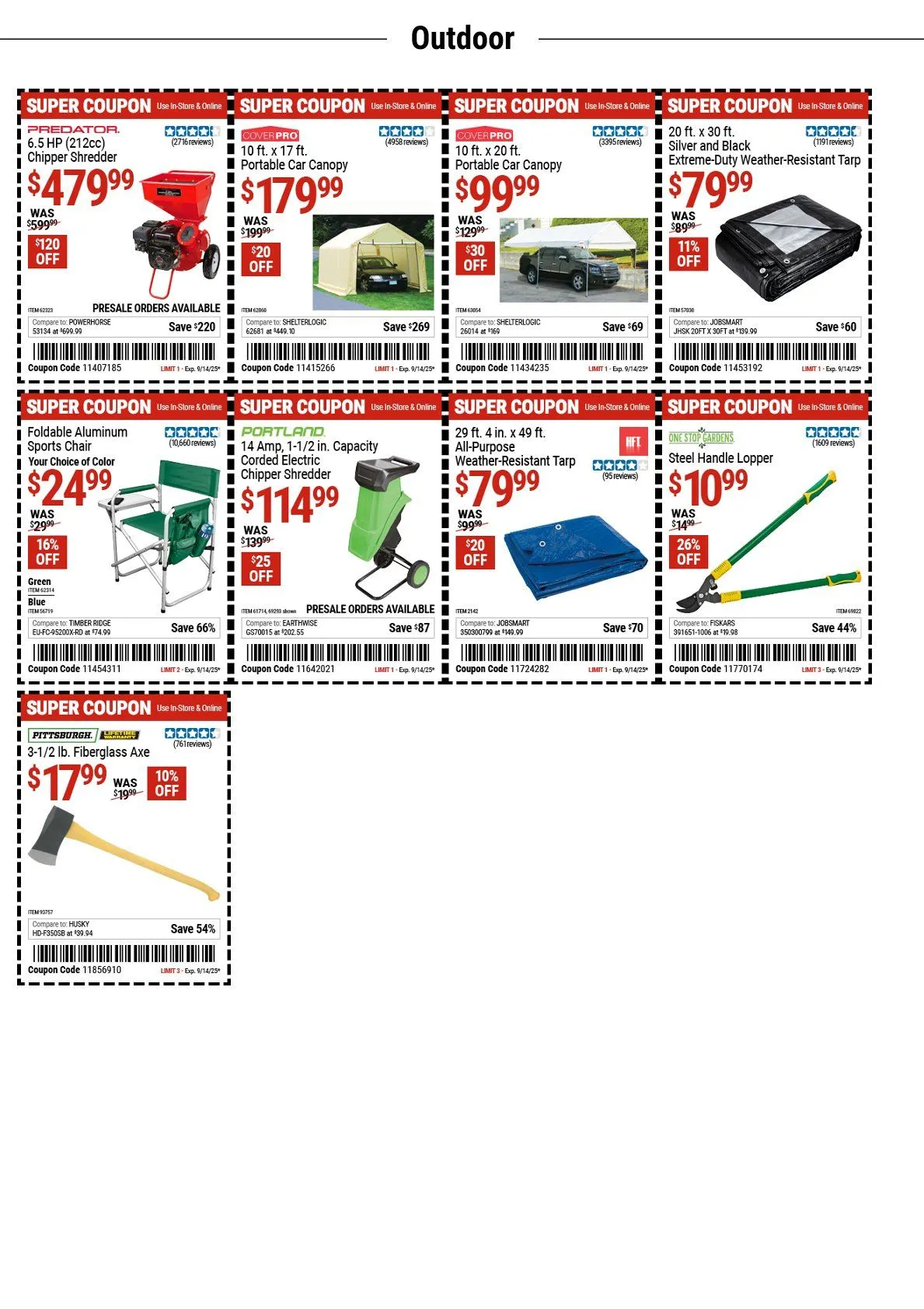 Weekly ad Harbor Freight coupons from September 2 to September 14 2025 - Page 6