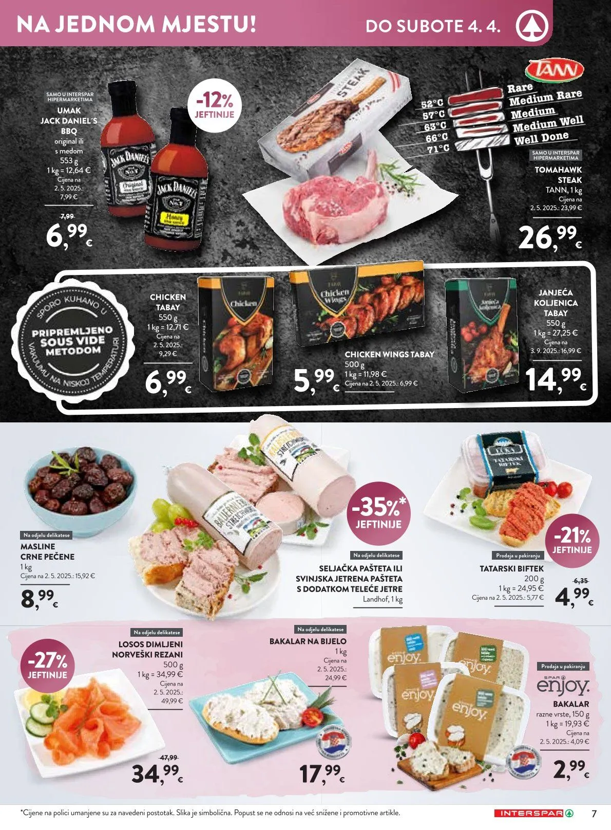 Katalog Ponude trgovine INTERSPAR od 19. ožujka do 4. travnja 2026. - Pregled Stranica 7