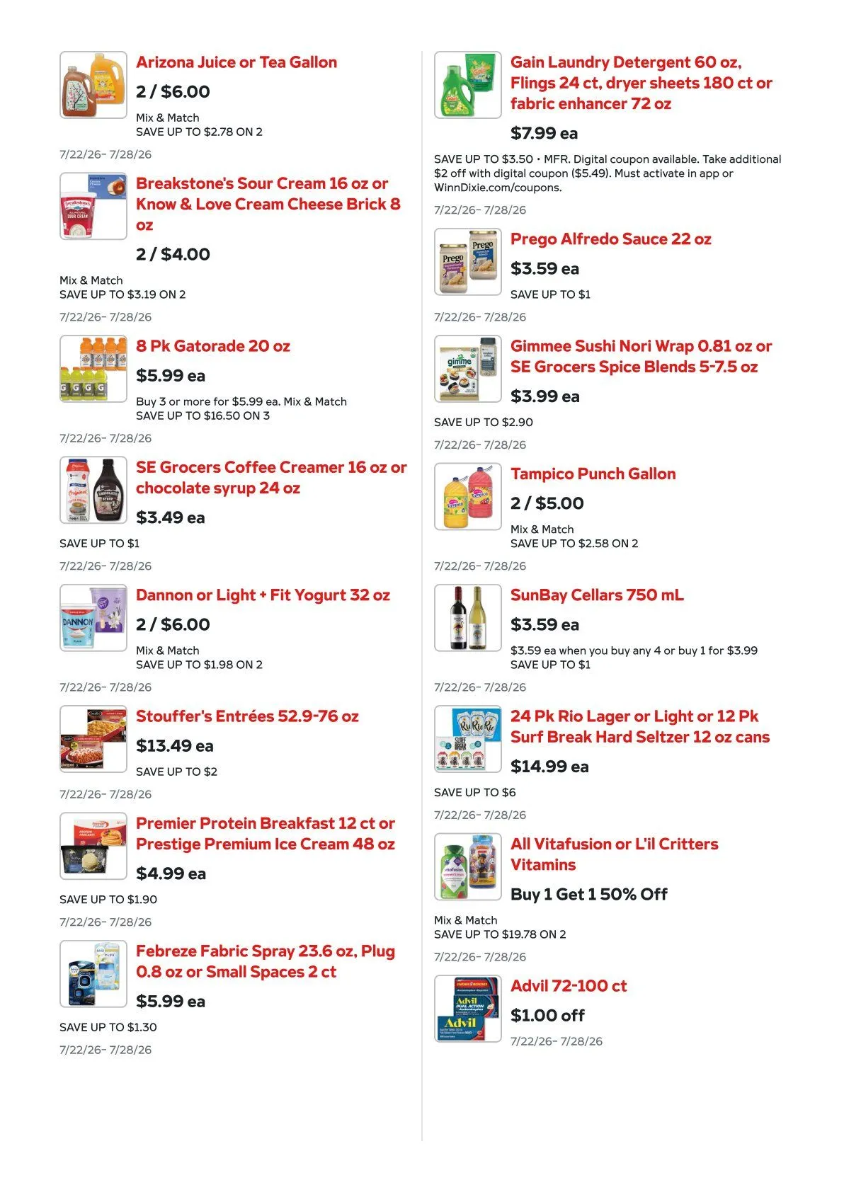 Weekly ad Harveys Supermarket  from July 22 to July 28 2026 - Page 7