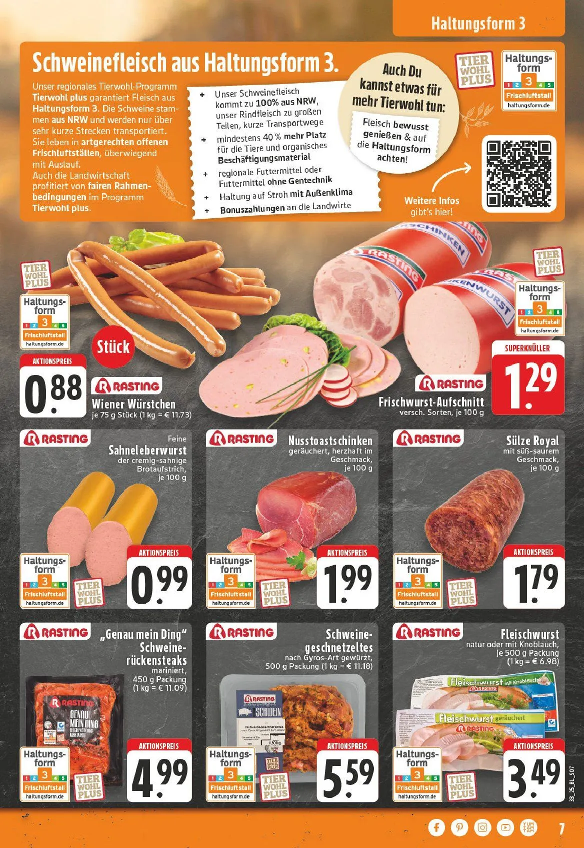 Edeka Prospekte von 10. August bis 15. August 2025 - Prospekt seite 7