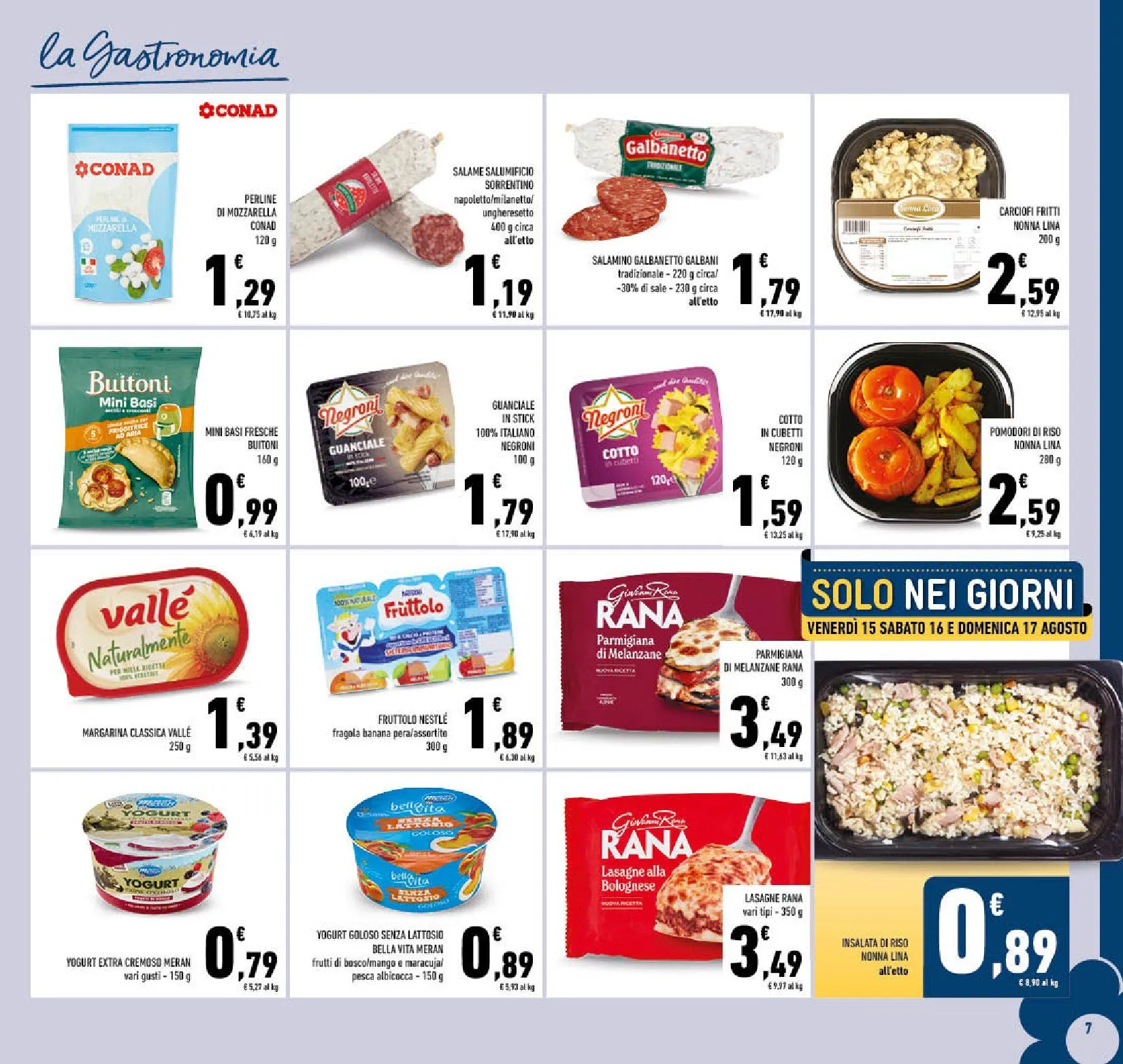 Volantini Conad da 13 agosto a 24 agosto di 2025 - Pagina del volantino 6