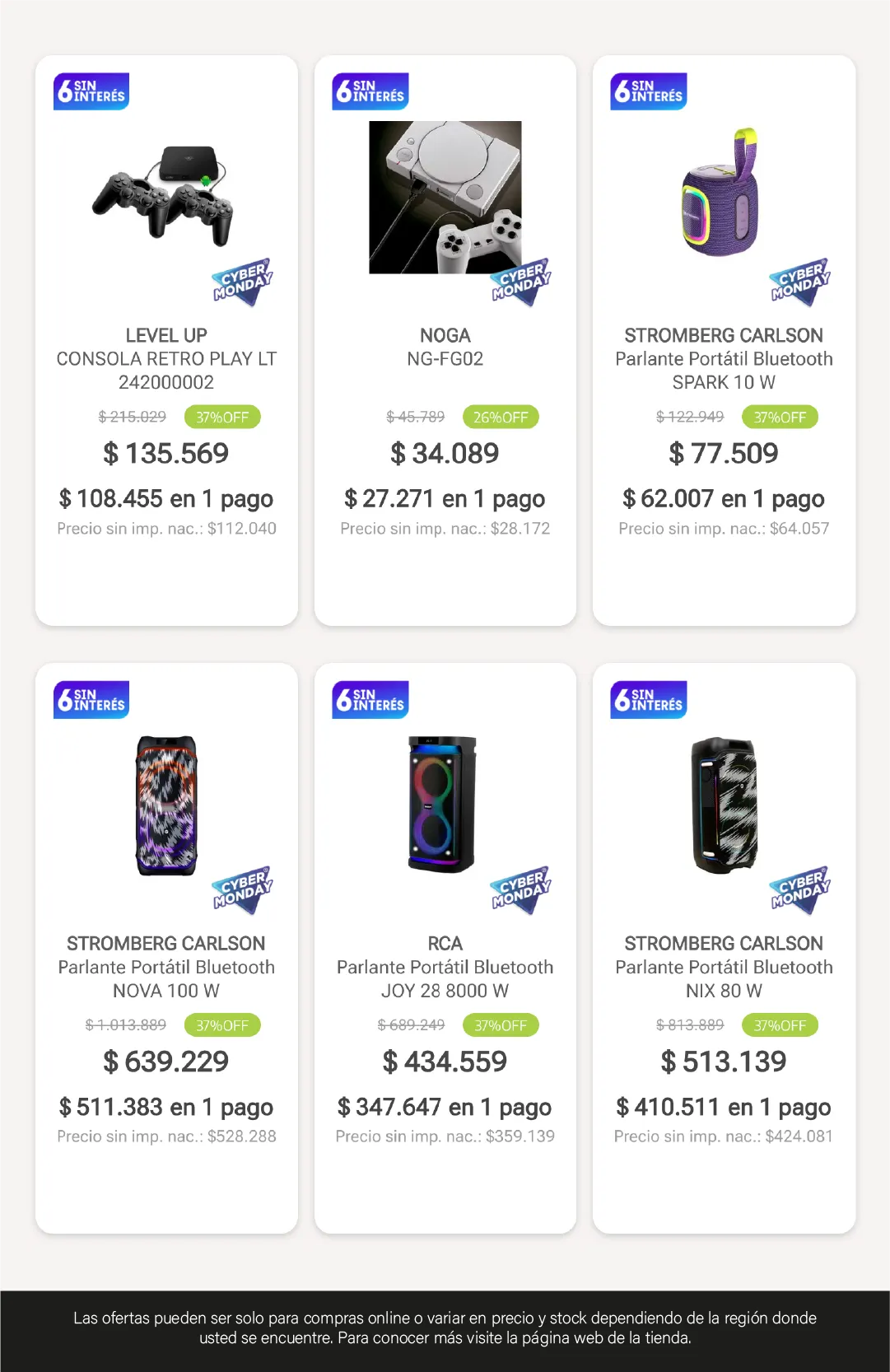 Ofertas de Cyber monday 3 de noviembre al 10 de noviembre 2025 - Página 6 del catálogo