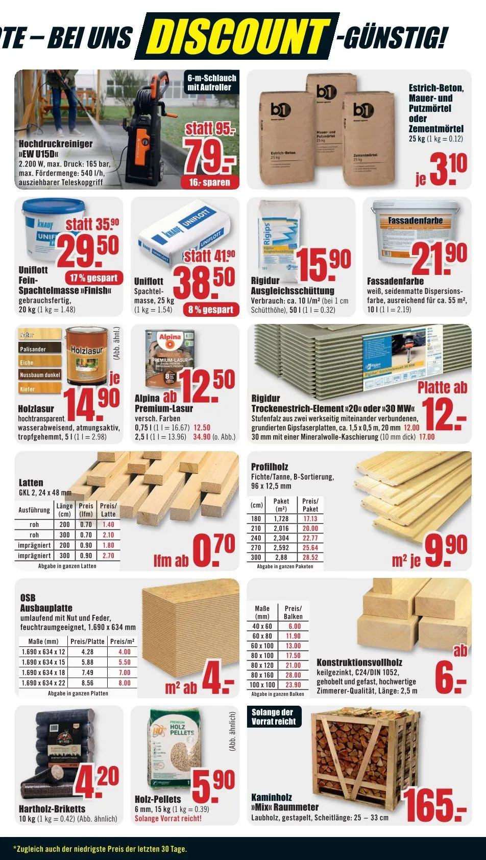 B1 Discount Baumarkt Prospekt von 17. März bis 21. März 2025 - Prospekt seite 7