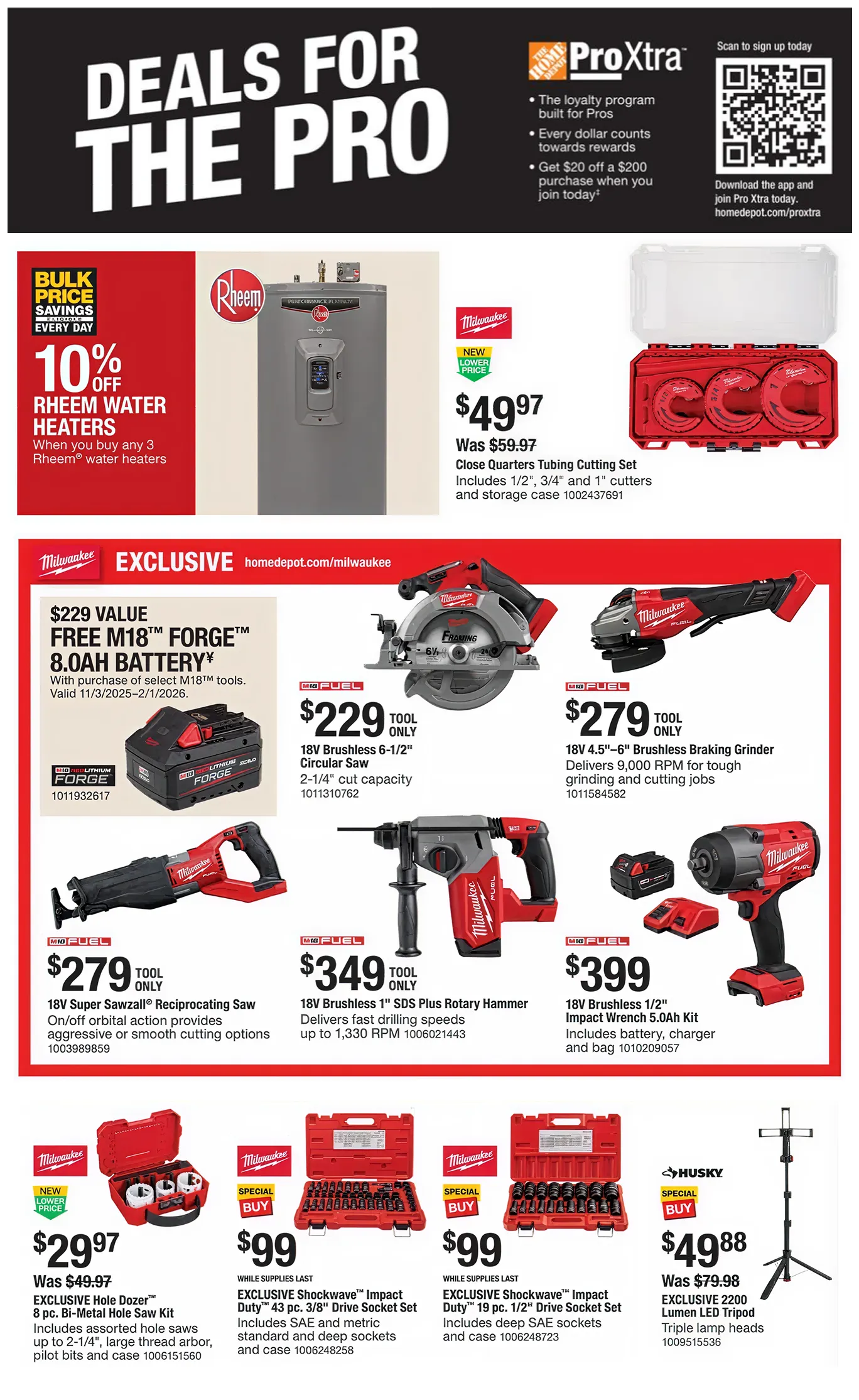 Weekly promotion Home Depot Black Friday spanning from November 27 to December 3 2025 - Page 6 for Catalogue 365