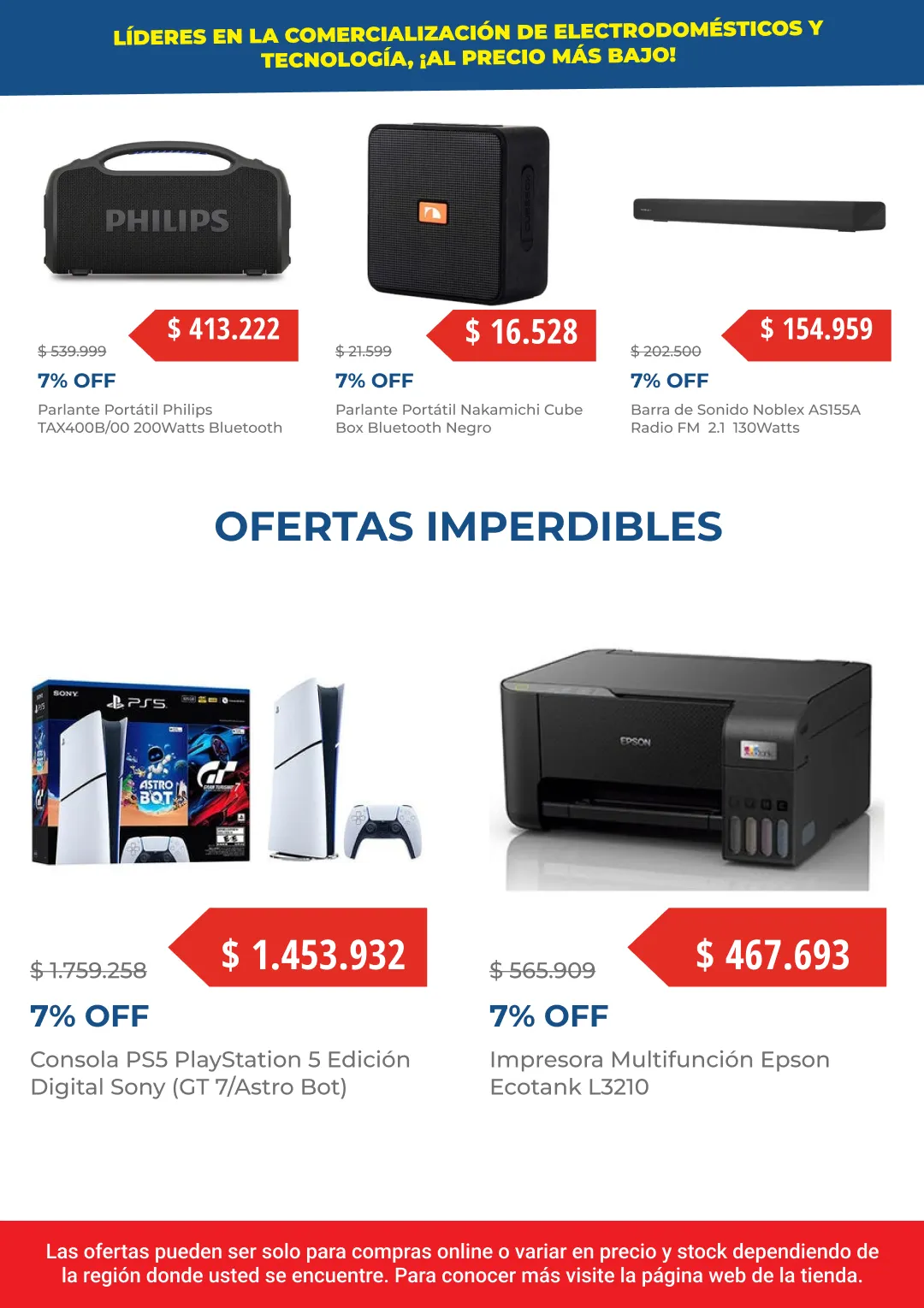 Ofertas de Ofertas Casa del Audio 3 de julio al 22 de julio 2026 - Página 7 del catálogo