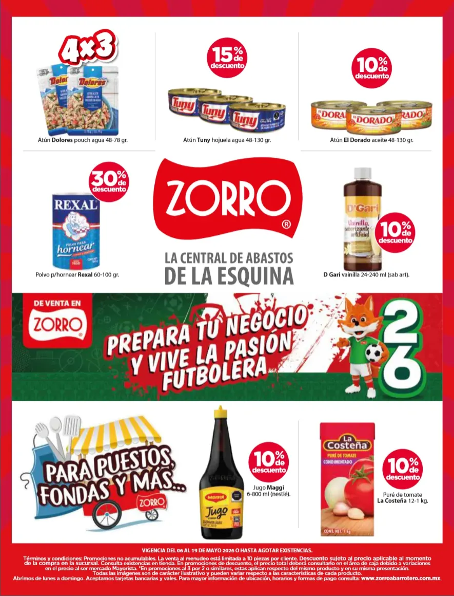 Catálogo de  Zorro Ofertas 6 de mayo al 19 de mayo 2026 - Pagina 4