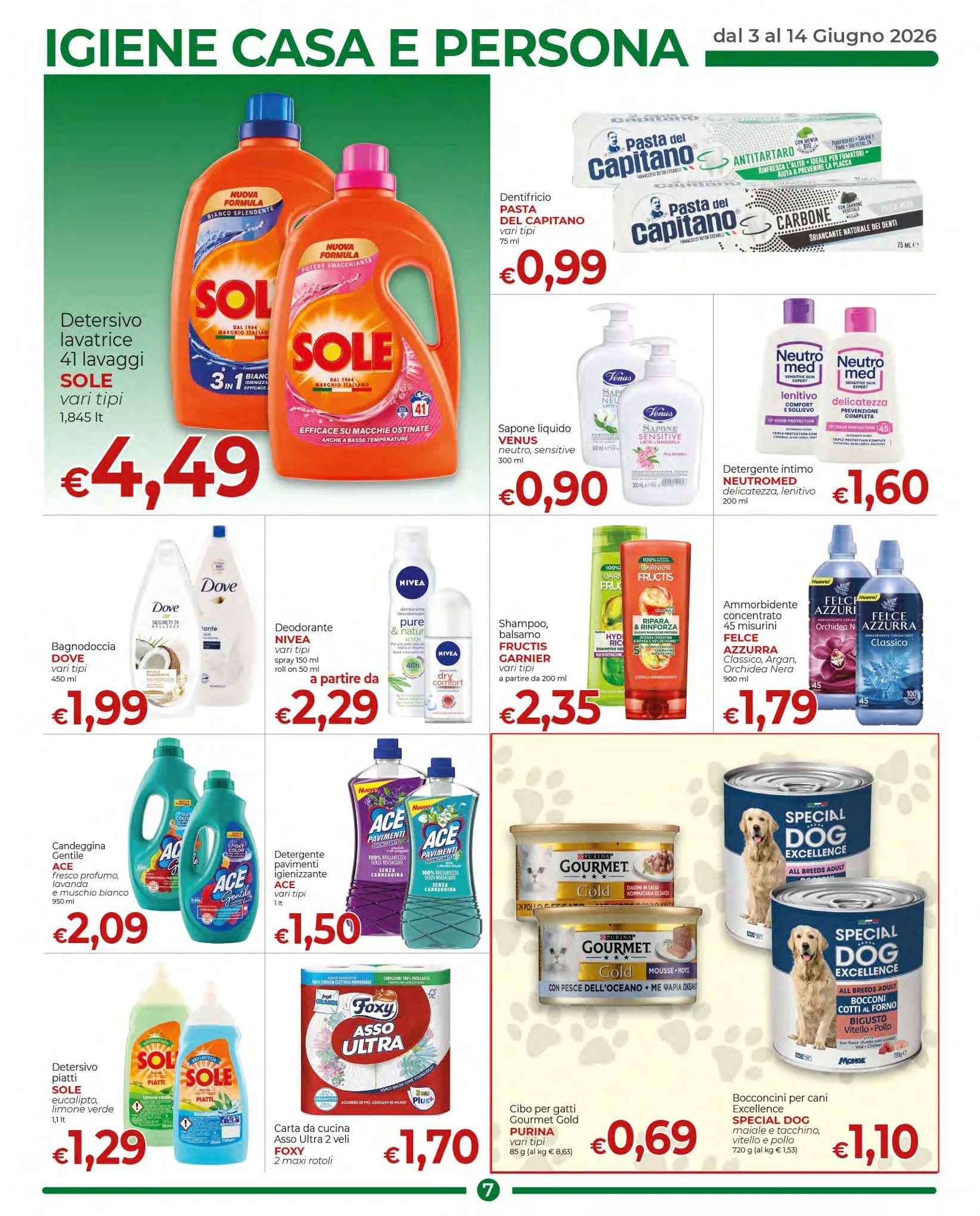 Volantini Supermercati Nonna Isa da 3 giugno a 14 giugno di 2026 - Pagina del volantino 7