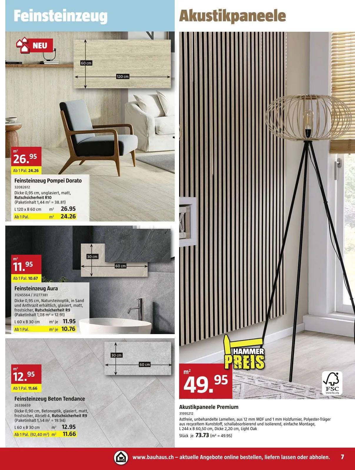 Bauhaus Prospekt von 27. Januar bis 23. Februar 2025 - Prospekt seite  7