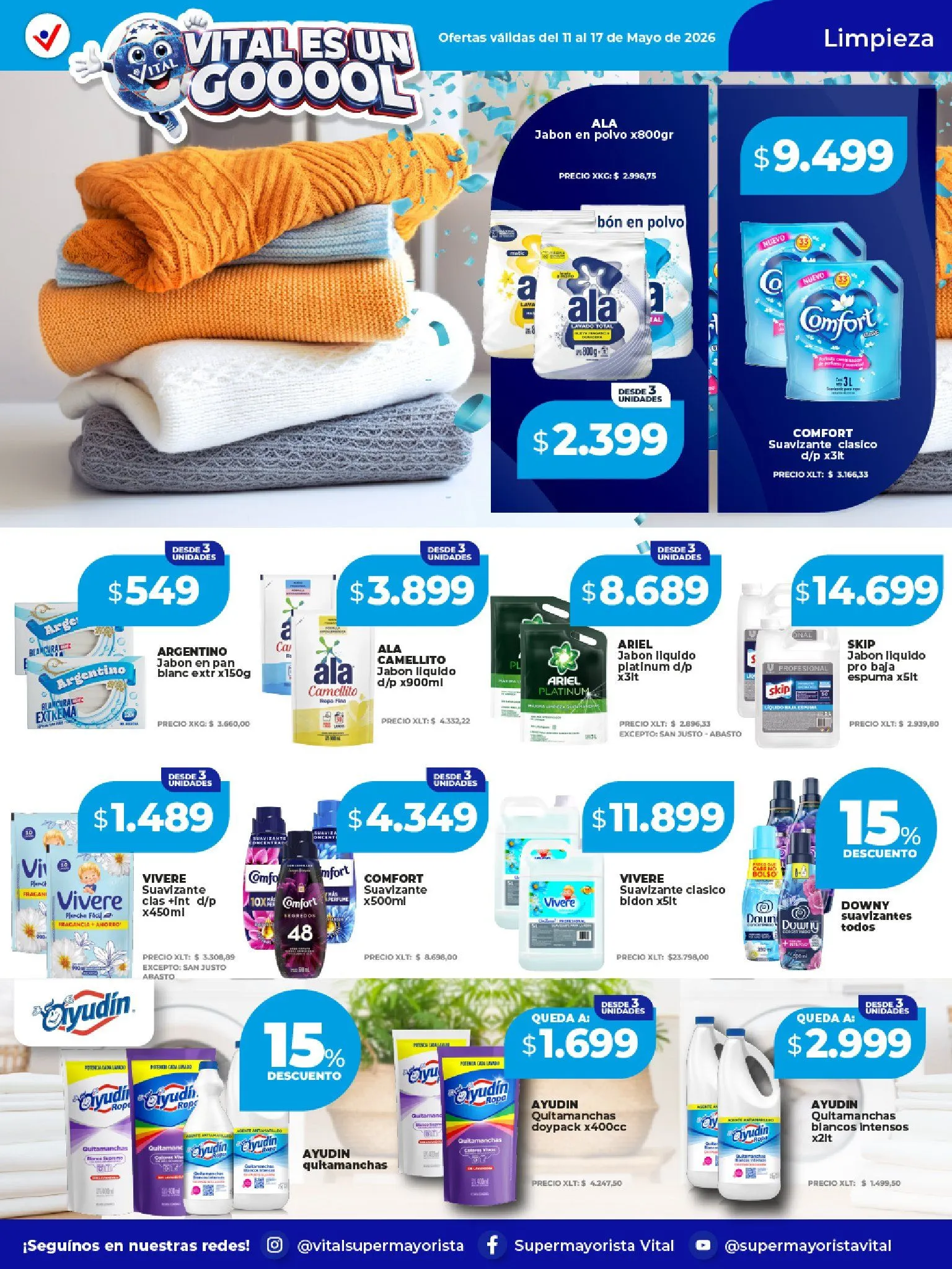 Ofertas de  Vital Ofertas 11 de mayo al 17 de mayo 2026 - Página 7 del catálogo