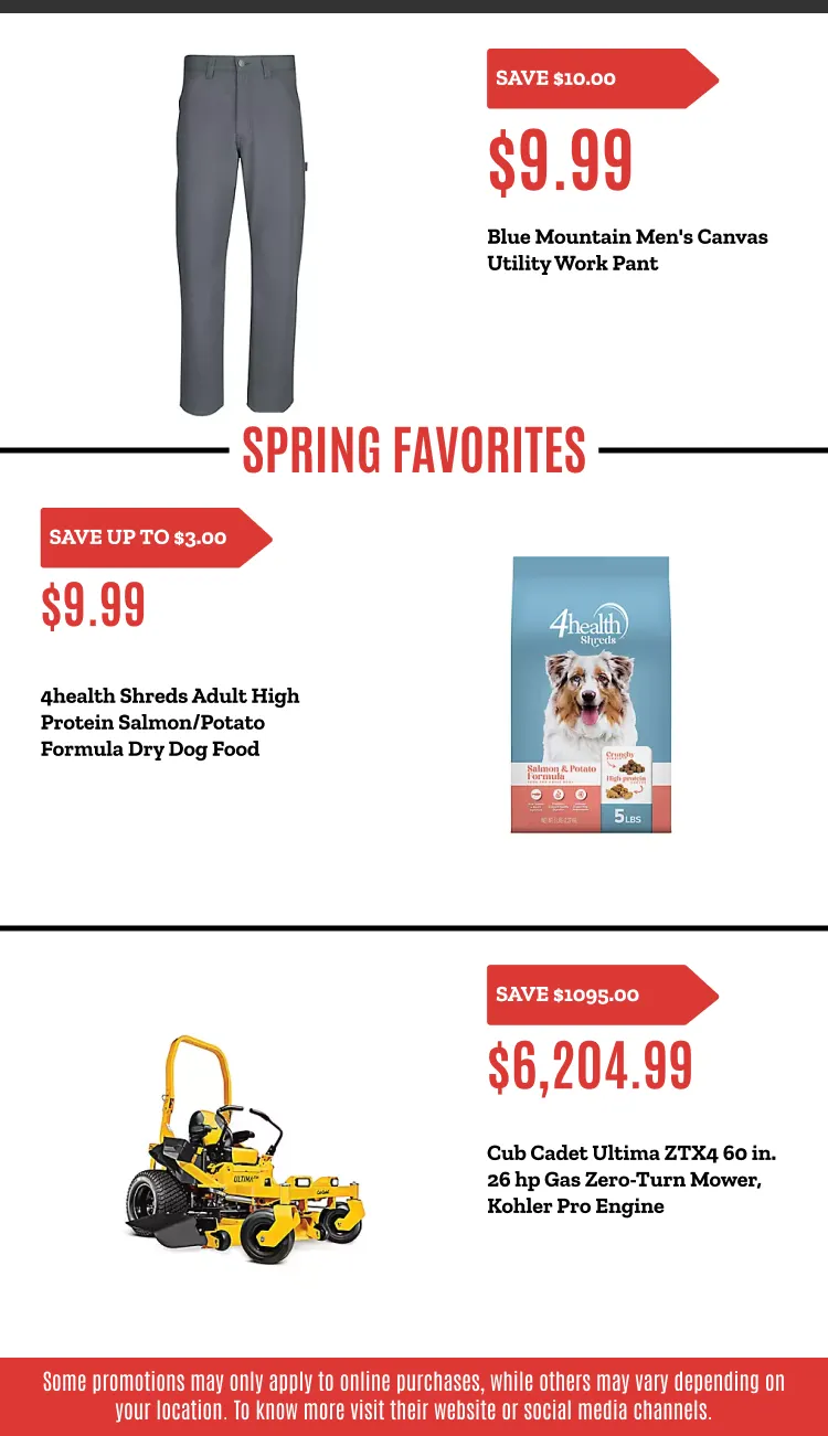 Weekly promotion Tractor Supply Co. Sales spanning from April 6 to April 26 2026 - Page 7 for Catalogue 365