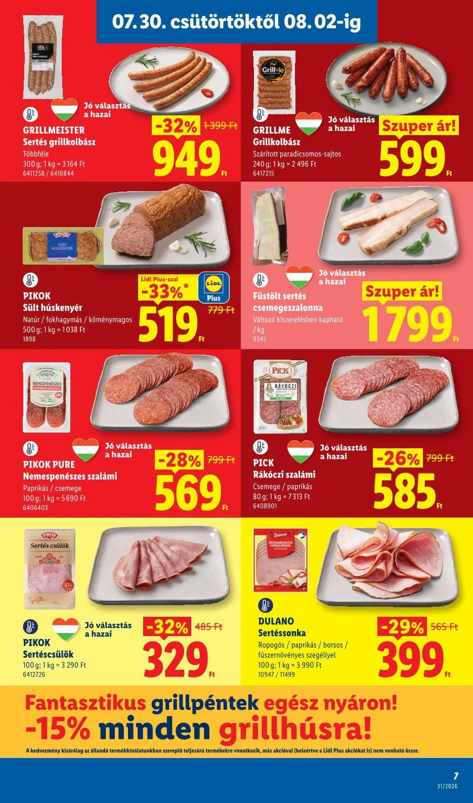 Katalógus Lidl  július 30.-tól augusztus 8.-ig 2026. - Oldal 7