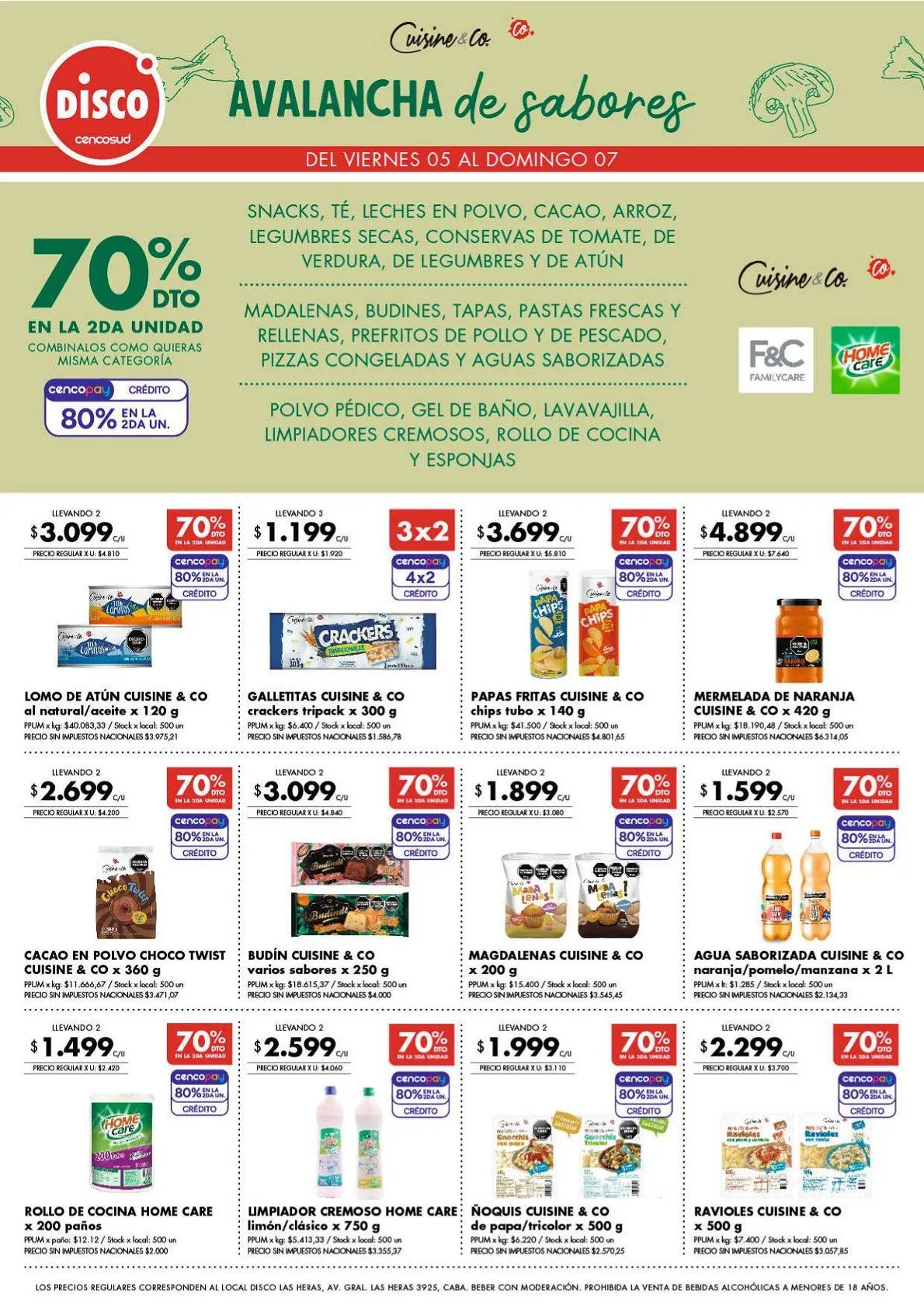 Ofertas de  Ofertas Disco 5 de junio al 7 de junio 2026 - Página 7 del catálogo