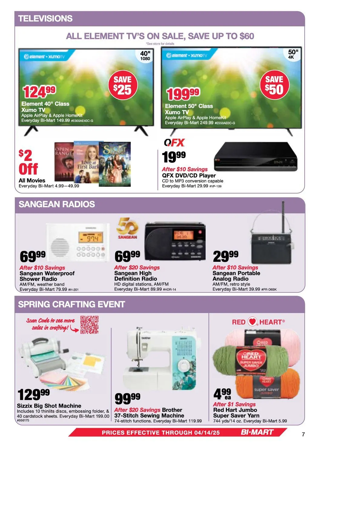 Weekly ad Bi-Mart weekly ads from March 25 to April 15 2025 - Page 7