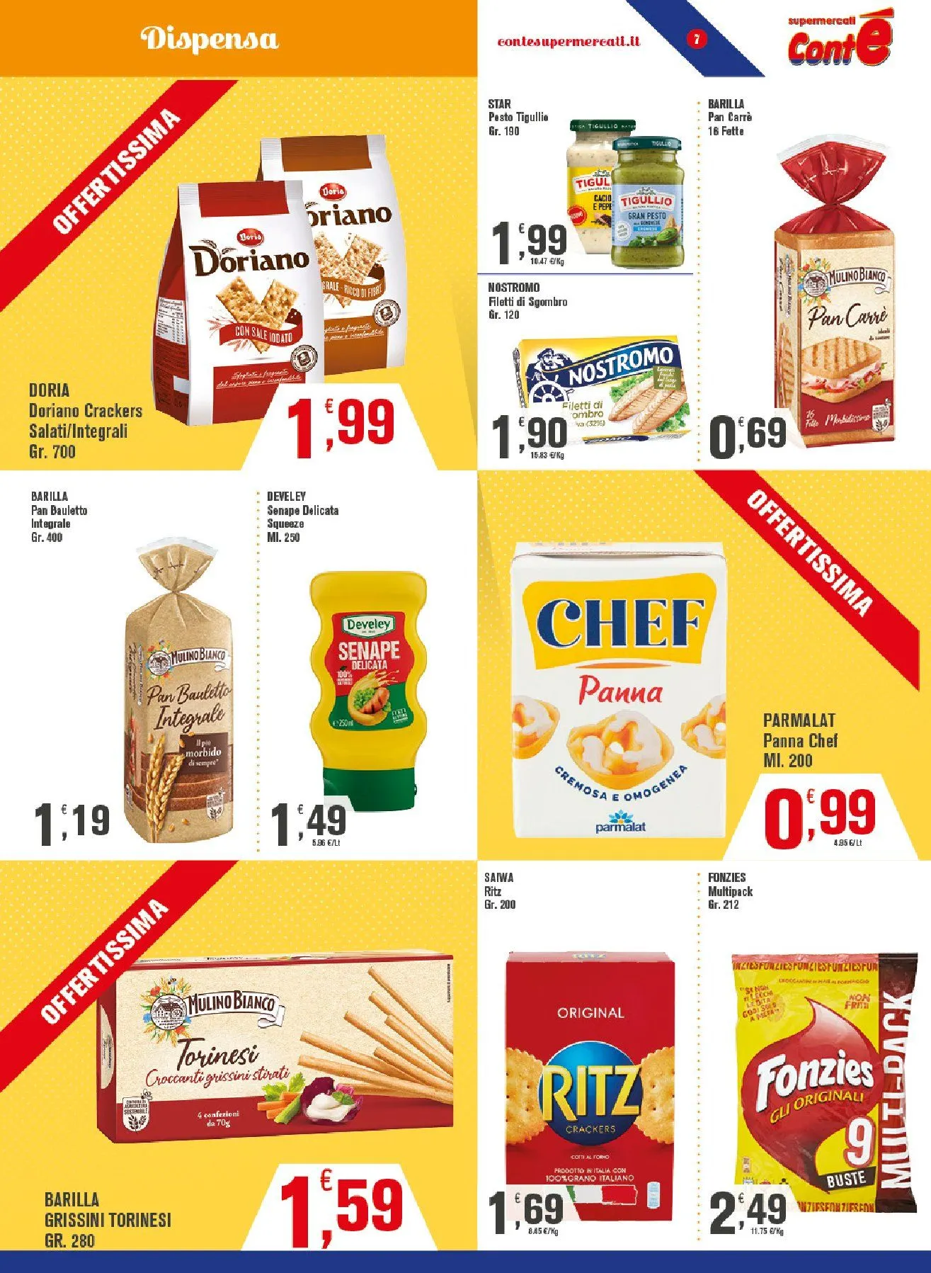 Volantini Conte Supermercati da 10 luglio a 20 luglio di 2025 - Pagina del volantino 7