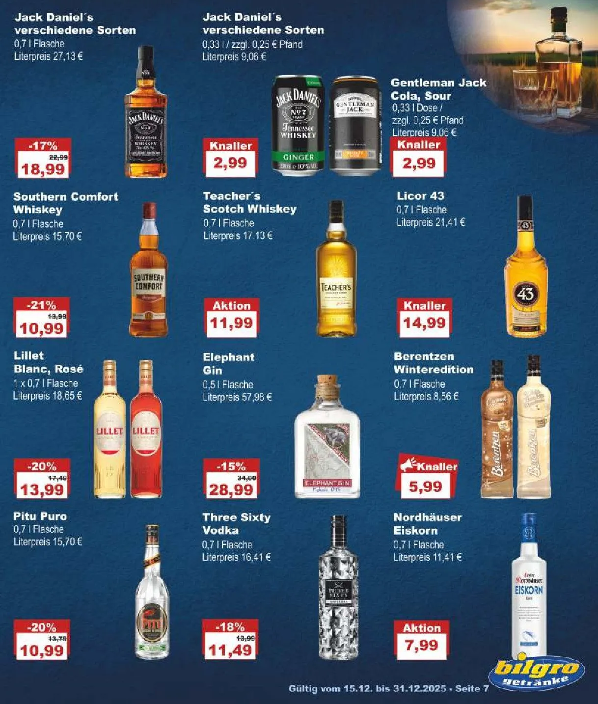 Bilgro Angebote von 16. Dezember bis 31. Dezember 2025 - Prospekt seite 7
