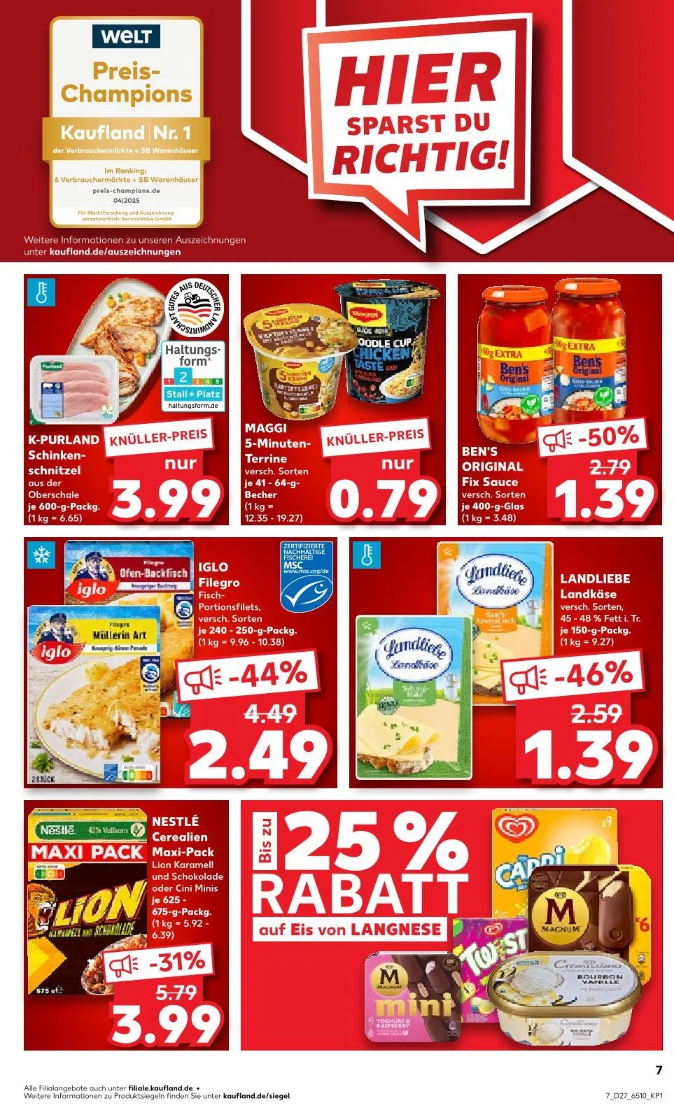 Kaufland Prospekt von 3. Juli bis 9. Juli 2025 - Prospekt seite 58