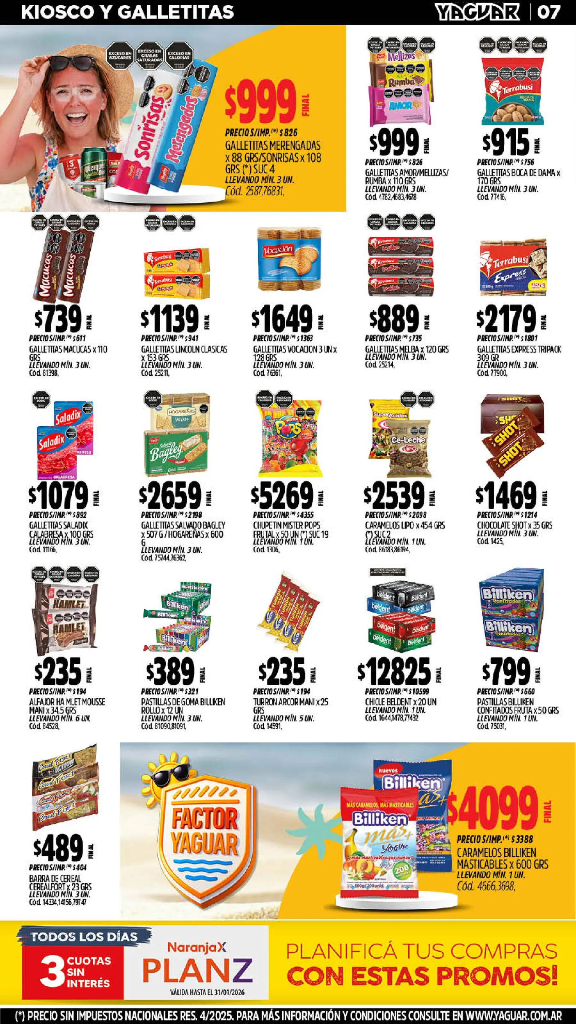 Ofertas de  Ofertas Yaguar 5 de enero al 11 de enero 2026 - Página 7 del catálogo