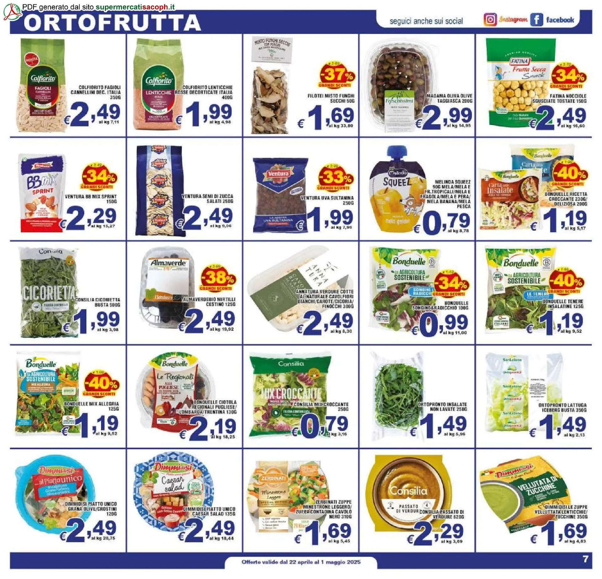 Volantini Sacoph da 22 aprile a 3 maggio di 2025 - Pagina del volantino 7