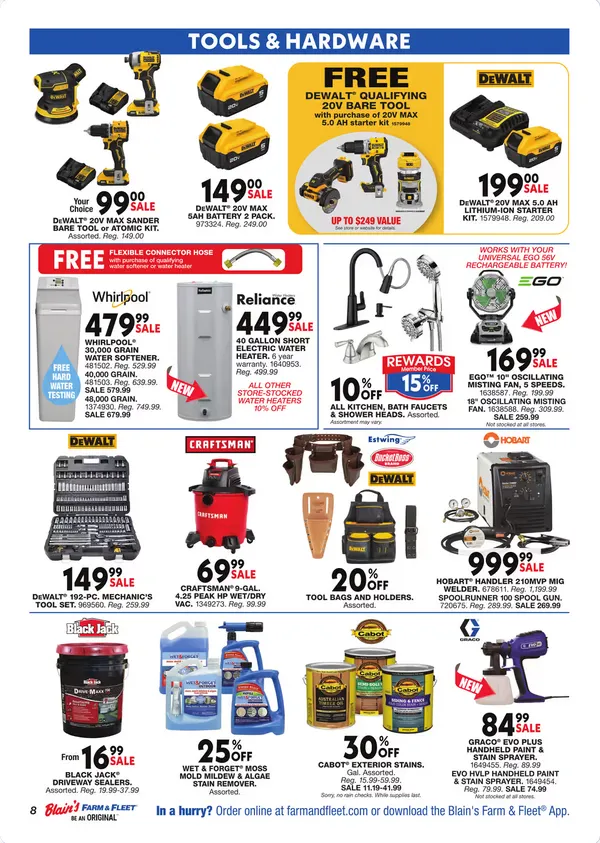 Weekly promotion Blain's Farm & Fleet Sales spanning from May 21 to May 31 2026 - Page 7 for Catalogue 365
