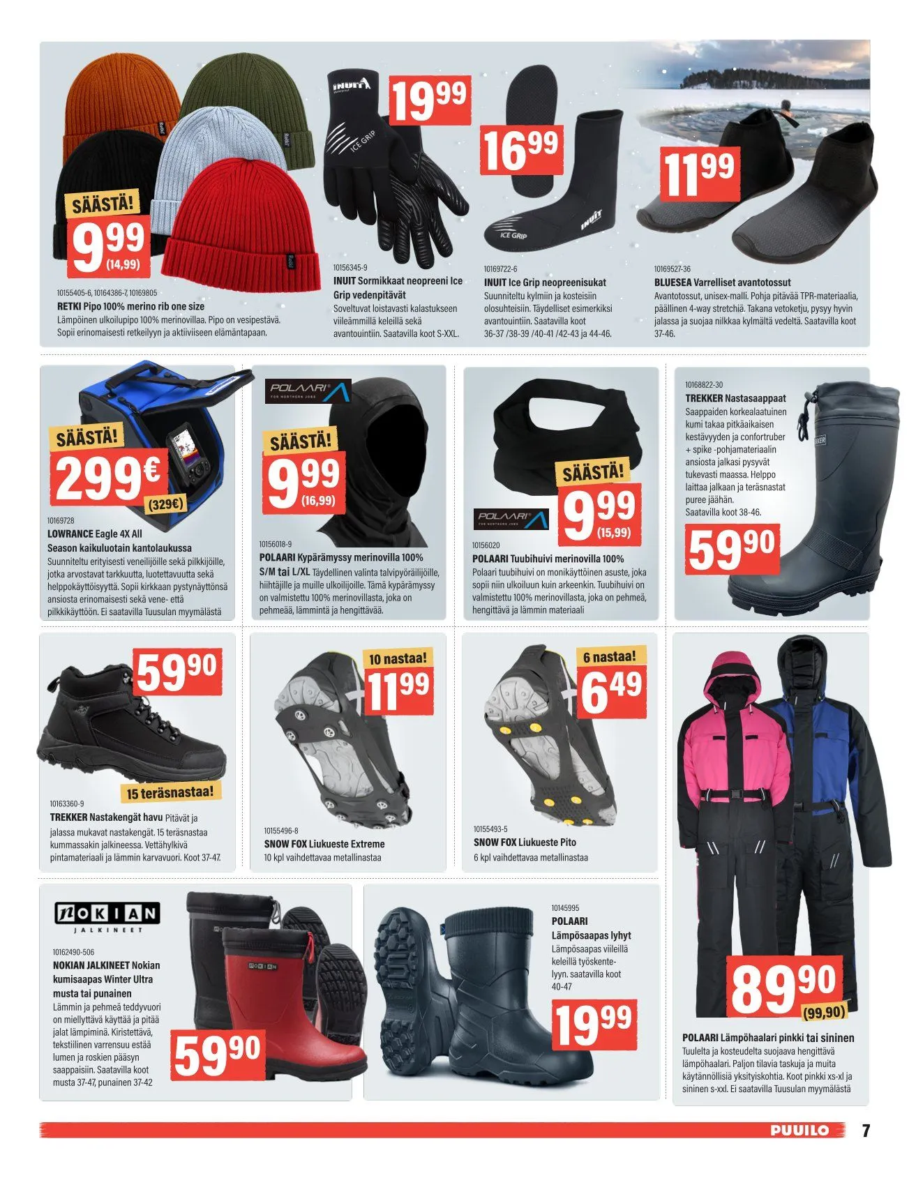 Kaupan Puuilo voimassa alkaen 5. tammikuuta - 25. tammikuuta 2026 - Tarjouslehti sivu 7