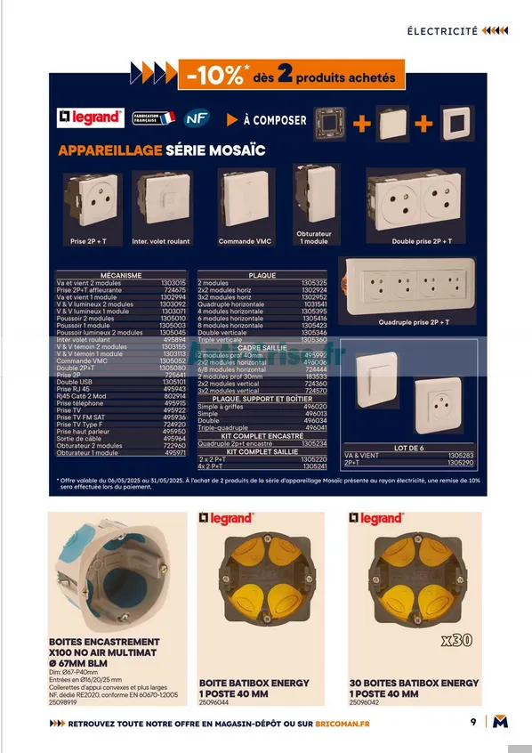 Catalogues Bricoman du 6 mai au 31 mai 2026 - Catalogue page 7