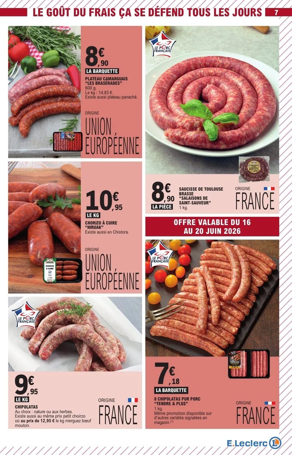 Catalogues E.Leclerc du 16 juin au 20 juin 2026 - Catalogue page 7
