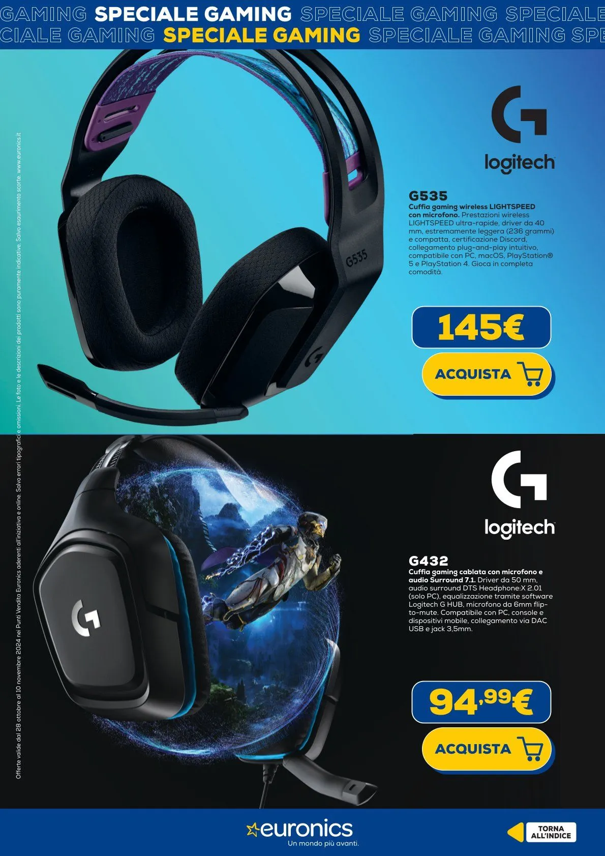 Euronics Brochure Offerte da 28 ottobre a 10 novembre di 2024 - Pagina del volantino 7