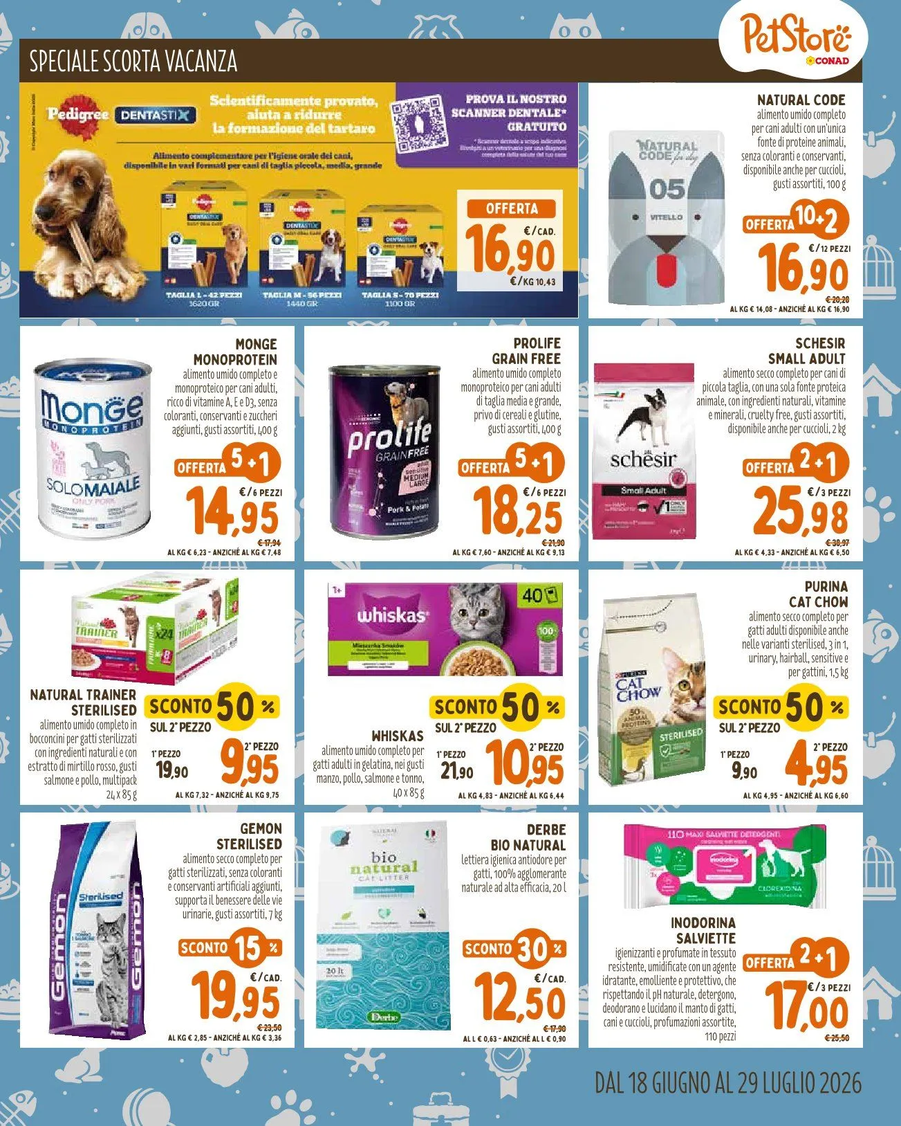  Volantini Pet Store Conad da 18 giugno a 29 luglio di 2026 - Pagina del volantino 7
